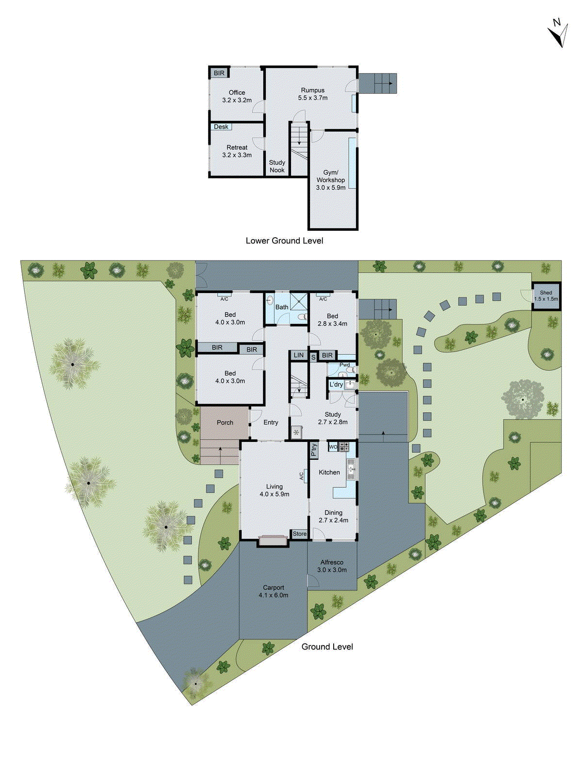 5 Cheam Walk, Highton VIC 3216 - Floorplan