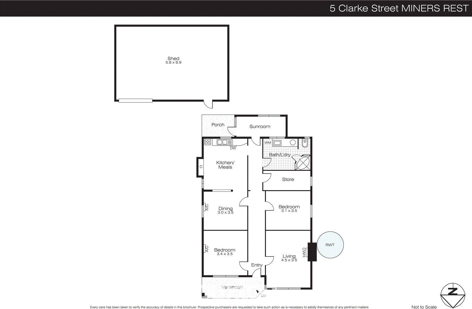 5 Clarke Street, Miners Rest VIC 3352 - Floorplan