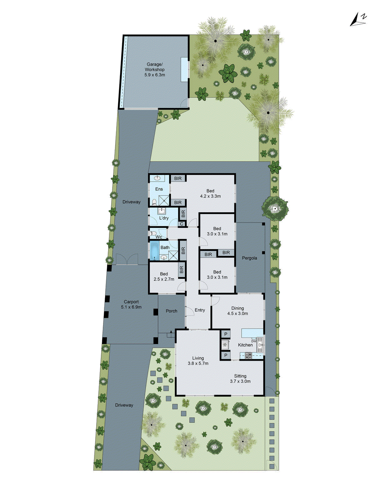 5 Cortland Drive, Highton VIC 3216 - Floorplan