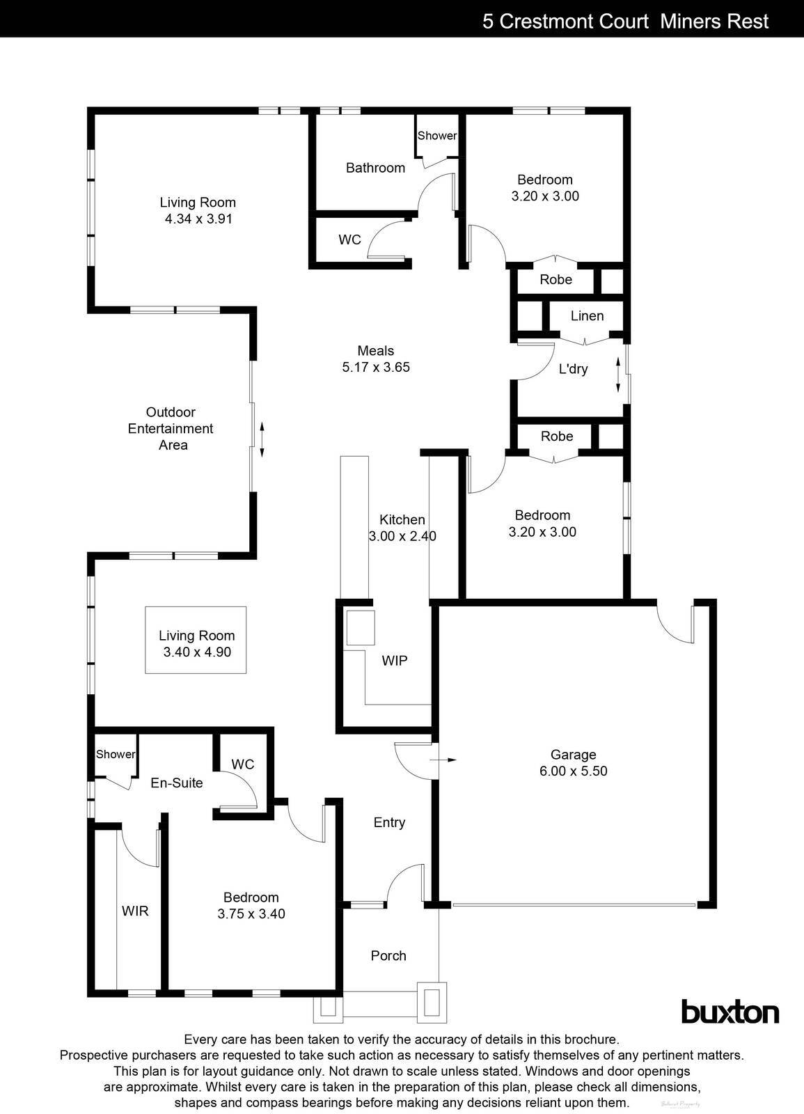 5 Crestmont Court, Miners Rest VIC 3352 - Floorplan