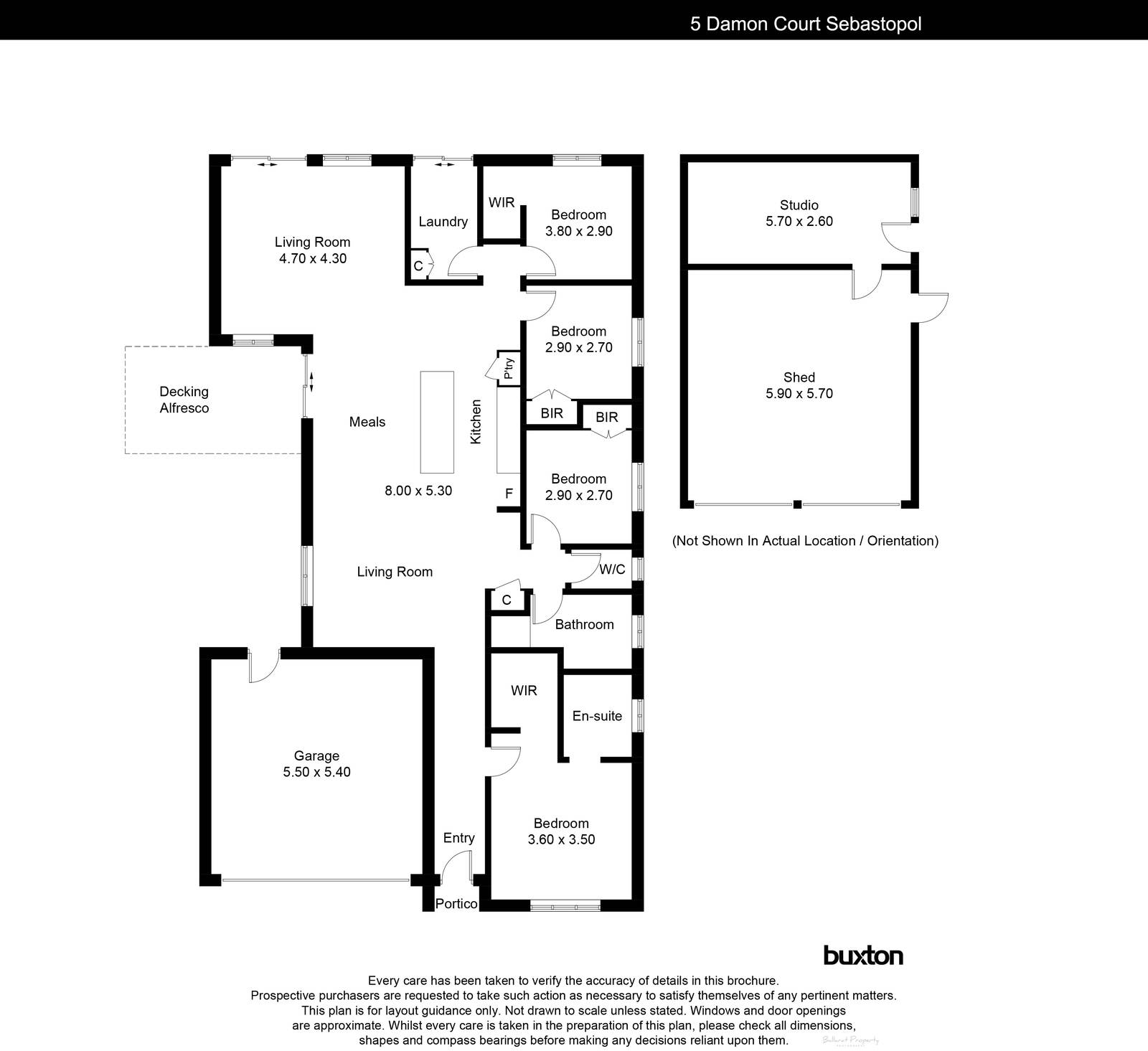 5 Damon Court, Sebastopol VIC 3356 - Floorplan