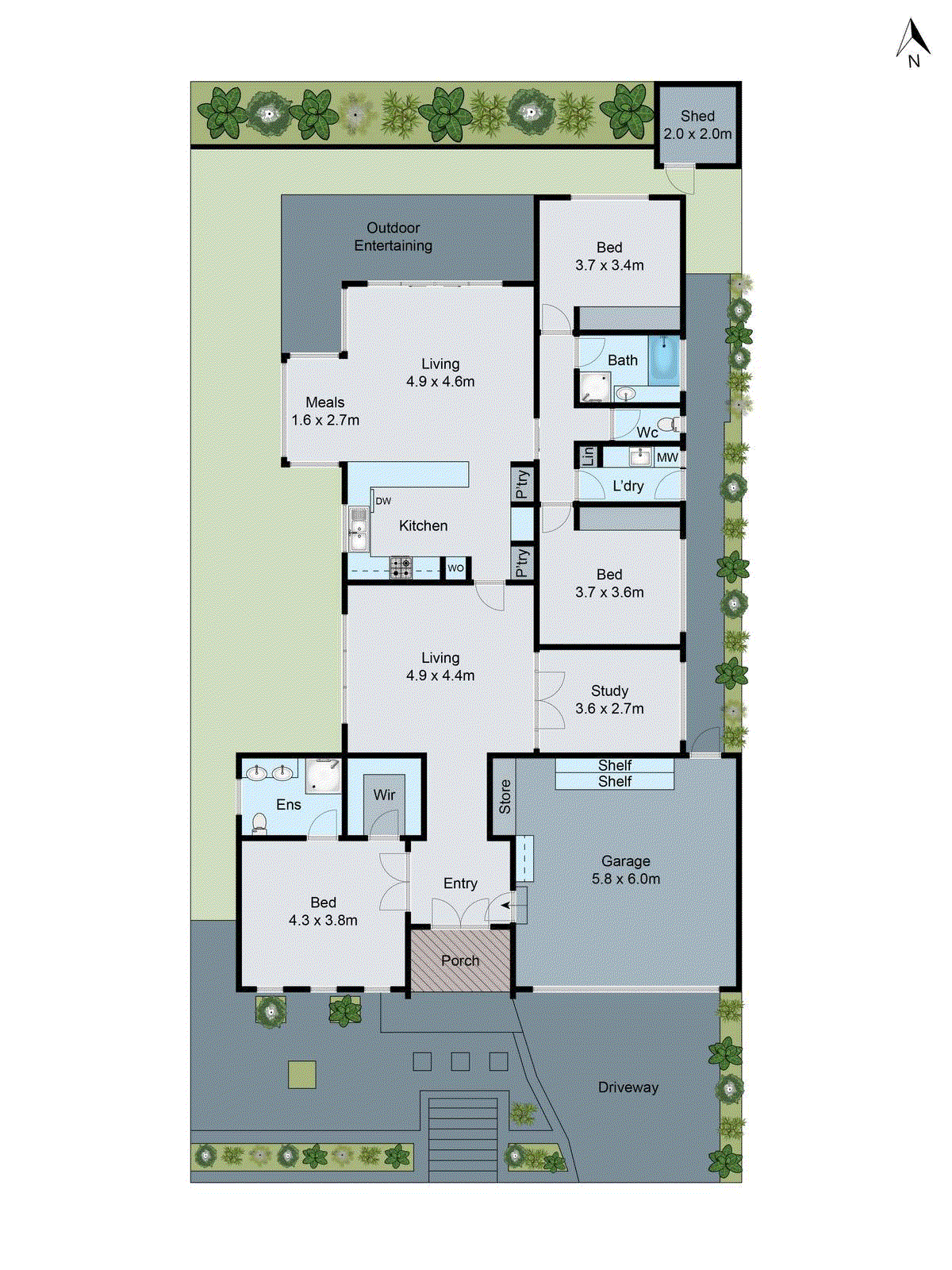 5 Dione Mews, Wandana Heights VIC 3216 - Floorplan
