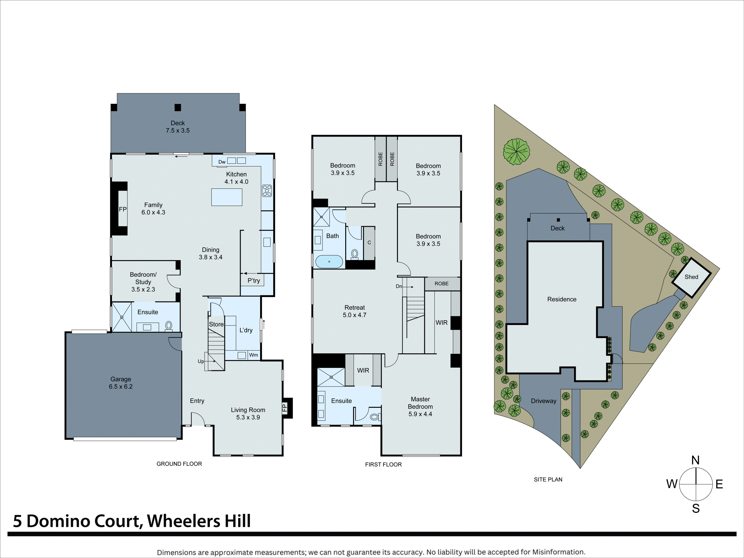 5 Domino Court, Wheelers Hill VIC 3150 - Floorplan