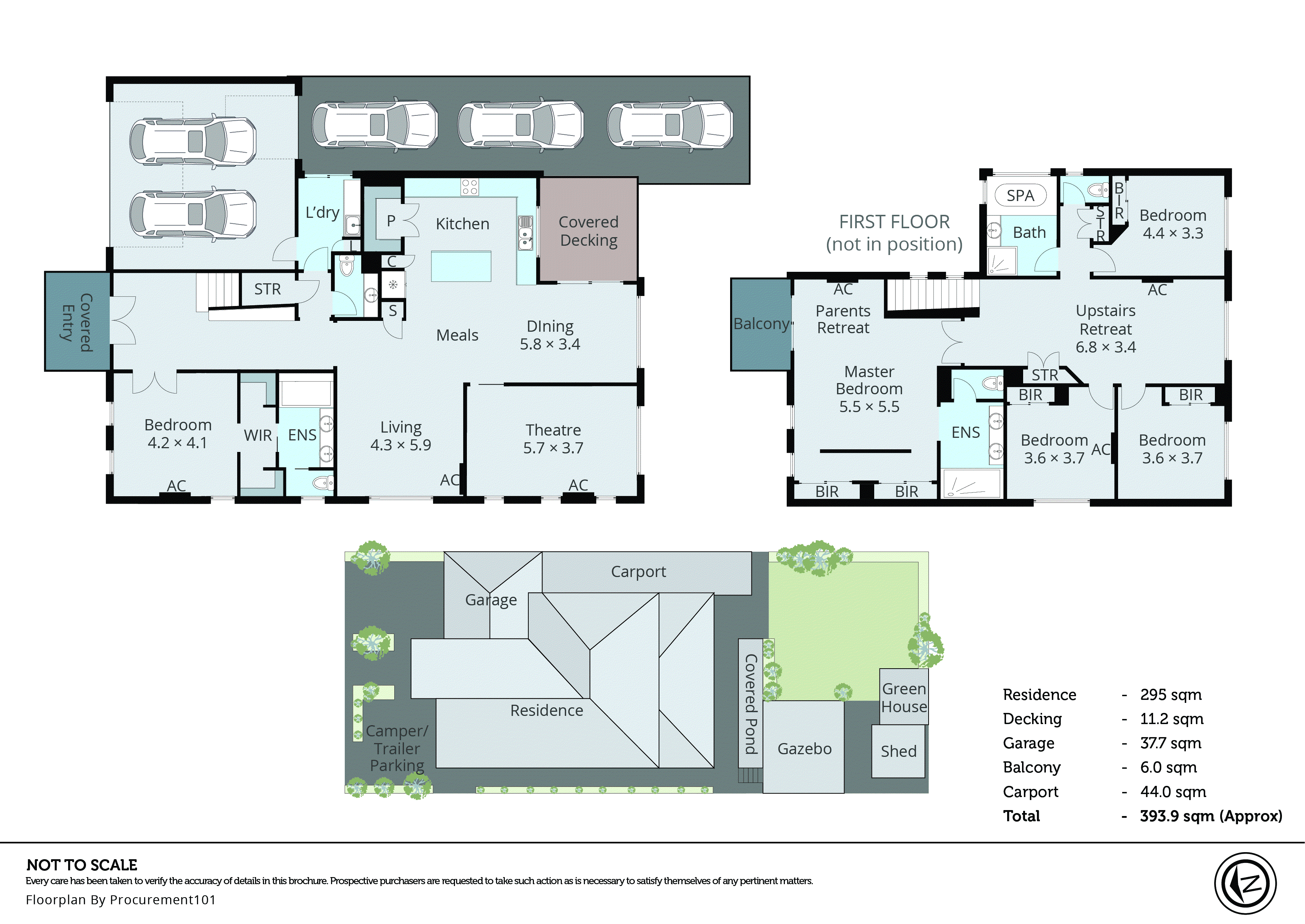 5 Donnici Drive, Keysborough VIC 3173 - Floorplan
