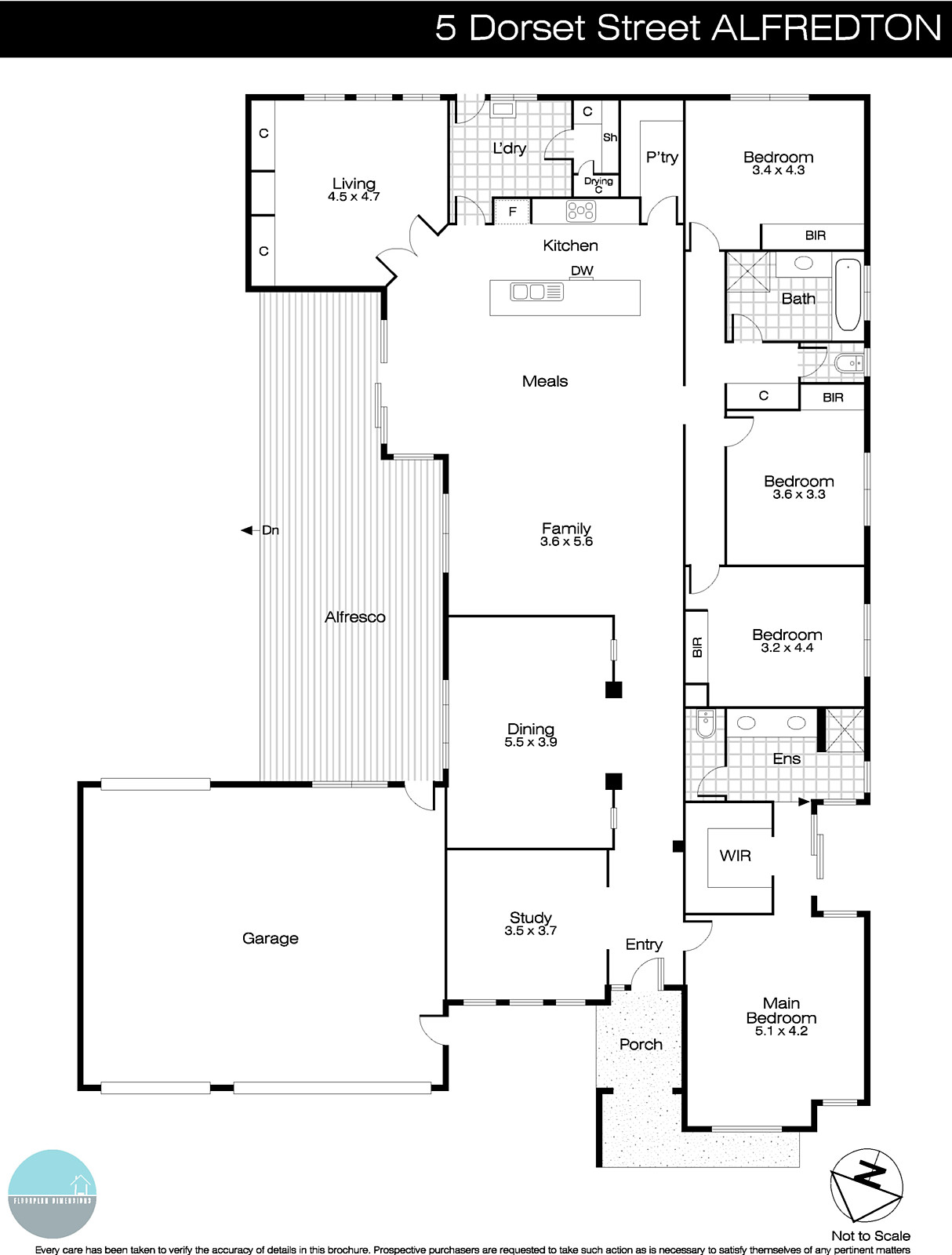 5 Dorset Drive, Alfredton VIC 3350 - Floorplan