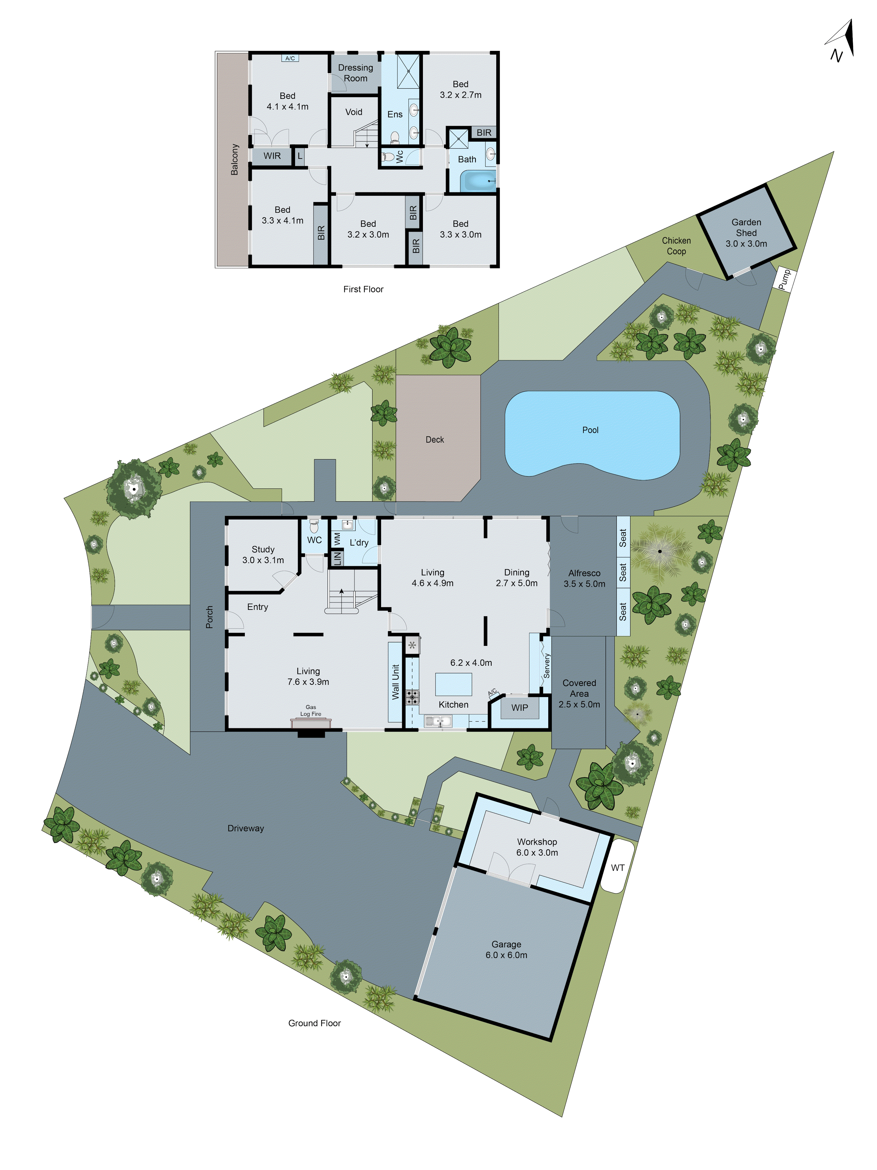 5 East Kirkby Court, Highton VIC 3216 - Floorplan