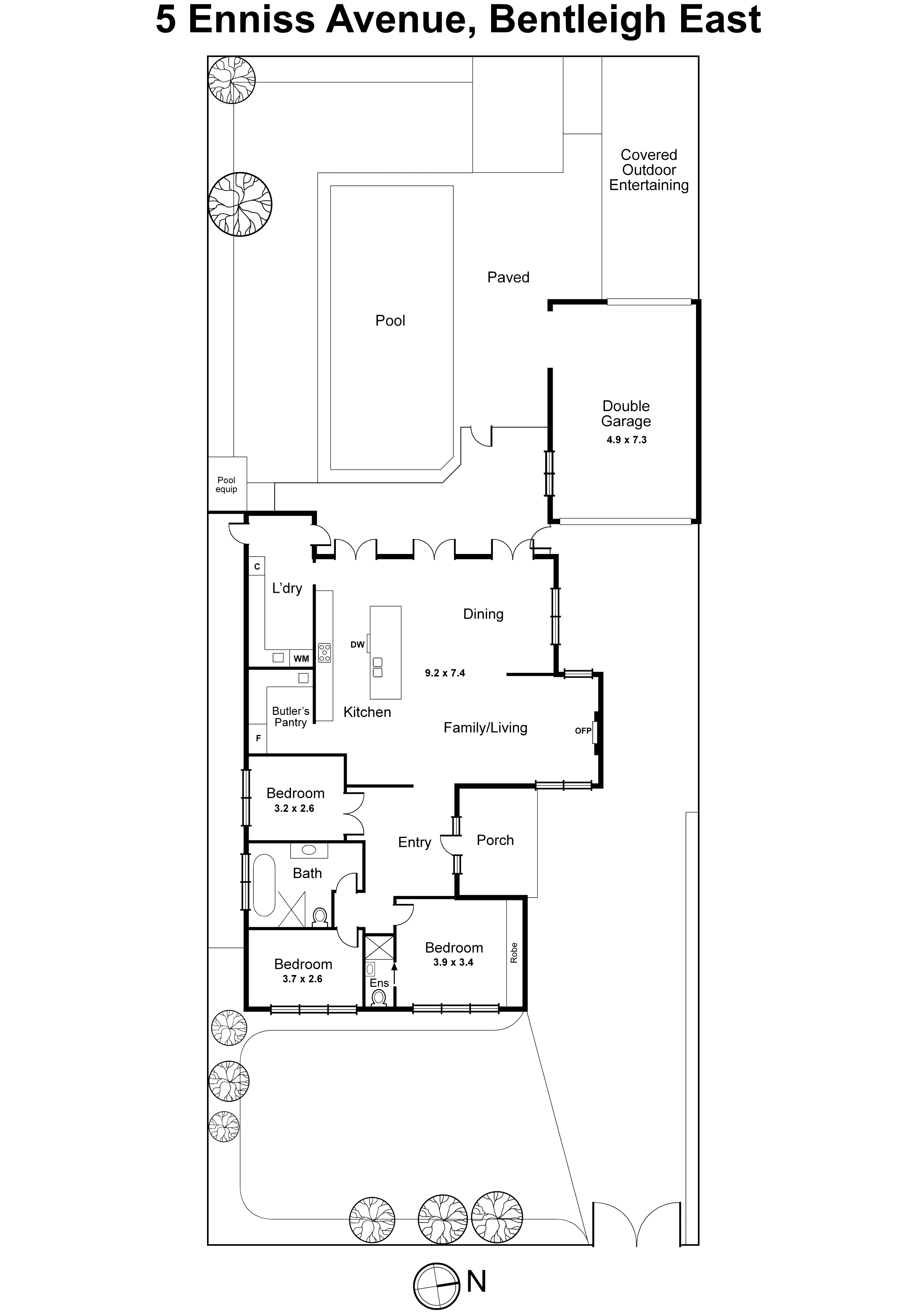 5 Enniss Avenue, Bentleigh East VIC 3165 - Floorplan