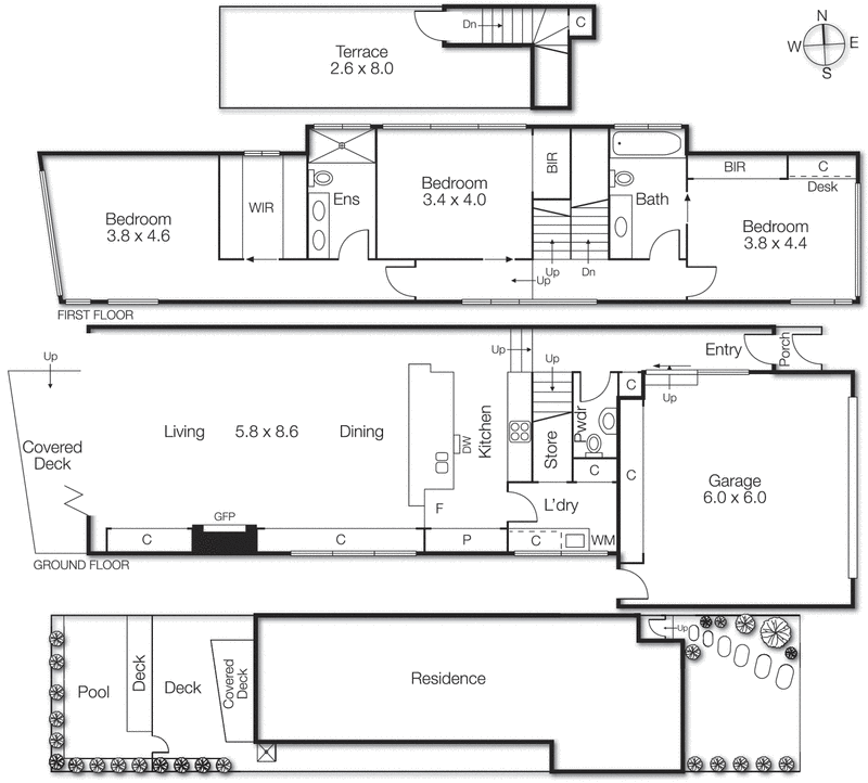 5 Esplanade Avenue, Brighton VIC 3186 - Floorplan