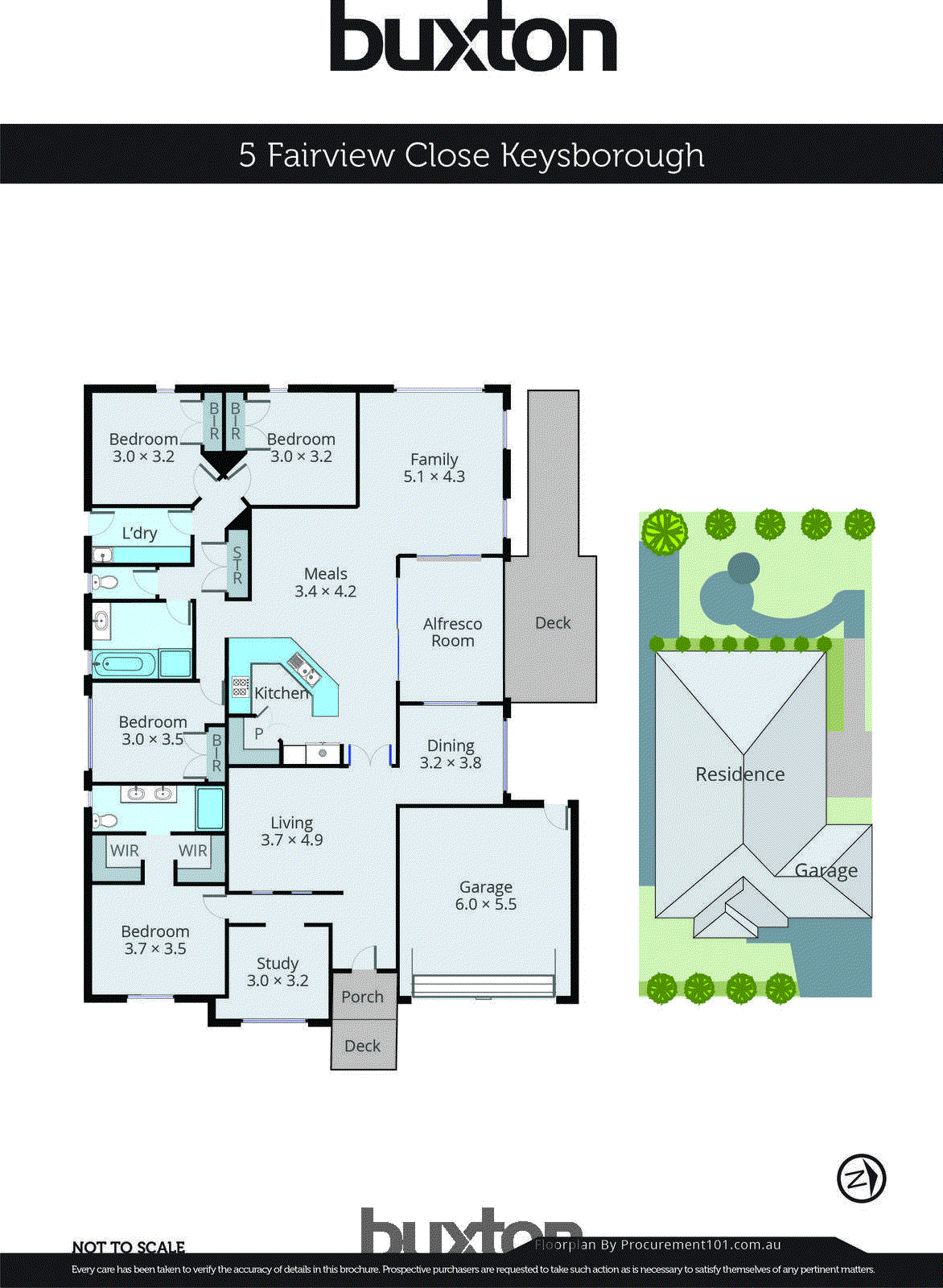 5 Fairview Close, Keysborough VIC 3173 - Floorplan