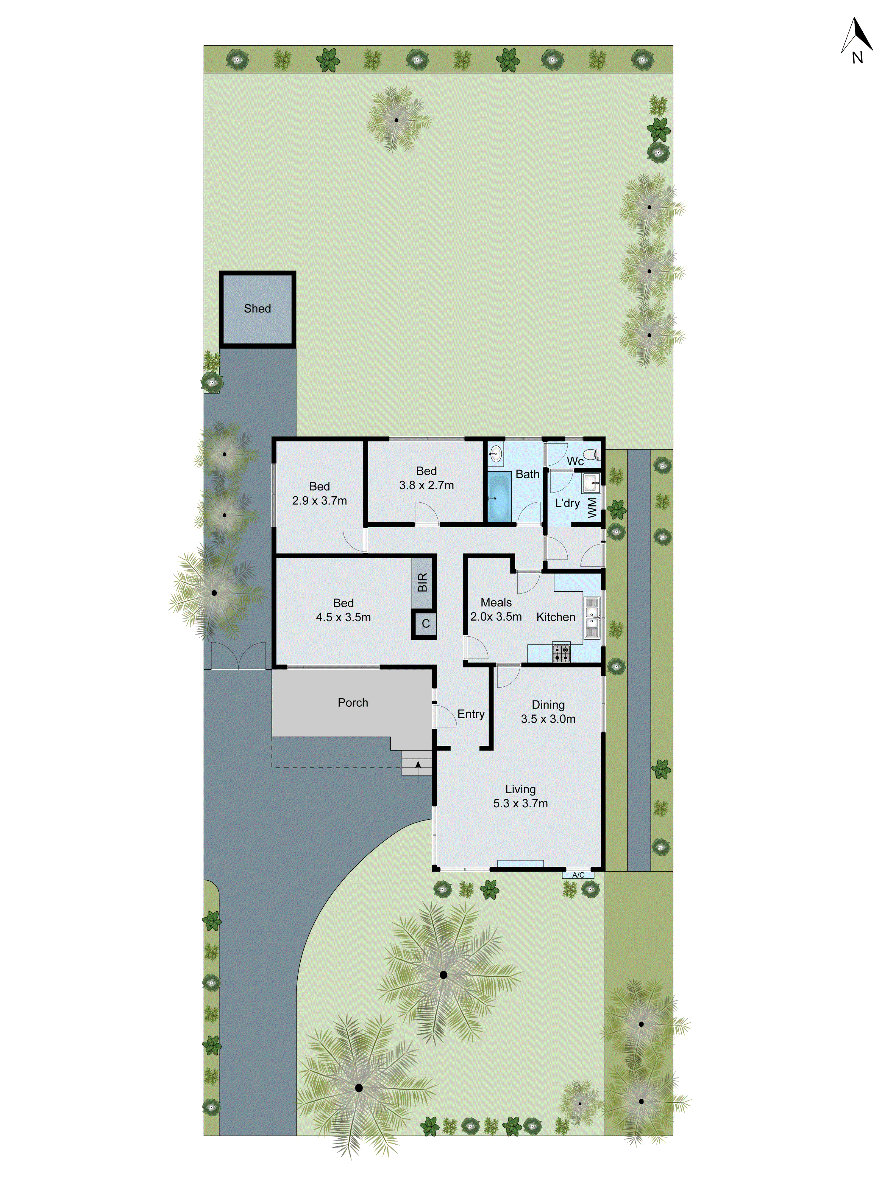 5 Ferntree Gully Road, Oakleigh VIC 3166 - Floorplan