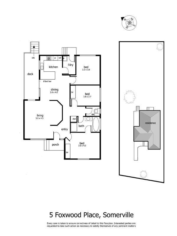 5 Foxwood Place, SOMERVILLE VIC 3912 - Floorplan