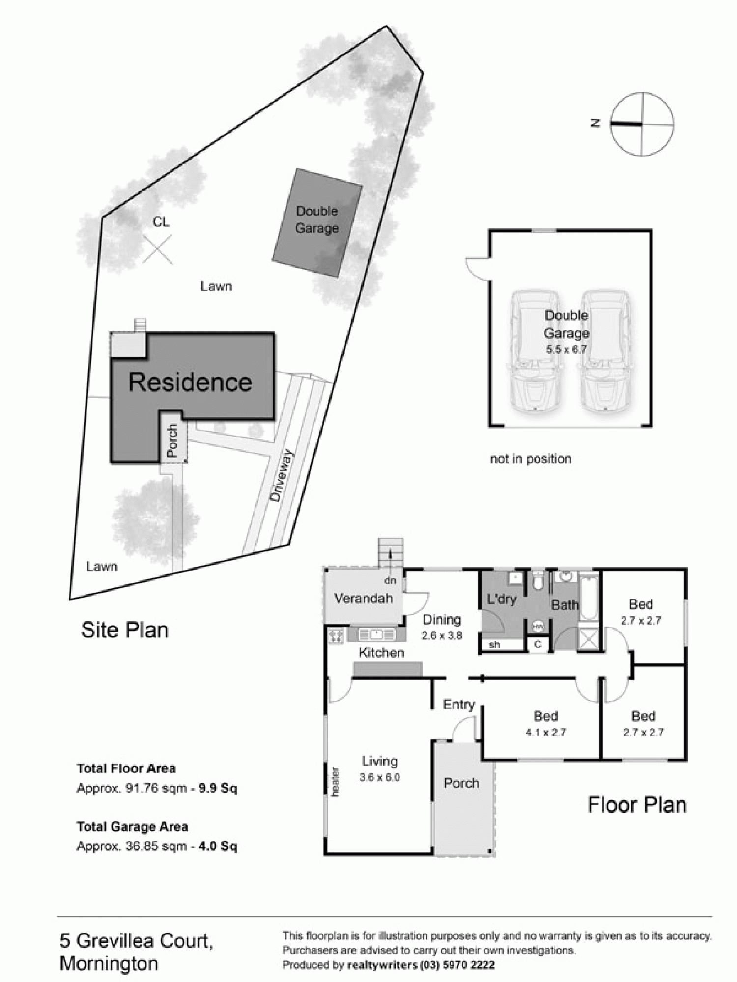 5 Grevillea Court, MORNINGTON VIC 3931 - Floorplan