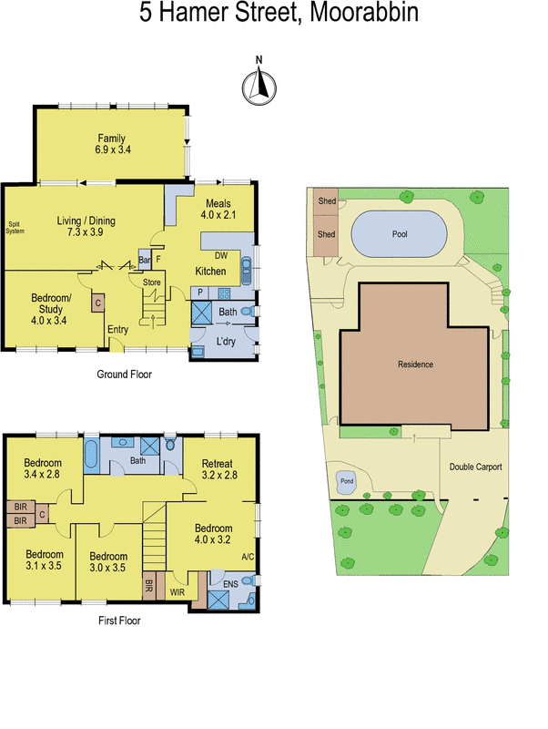 5 Hamer Street, Moorabbin VIC 3189 - Floorplan
