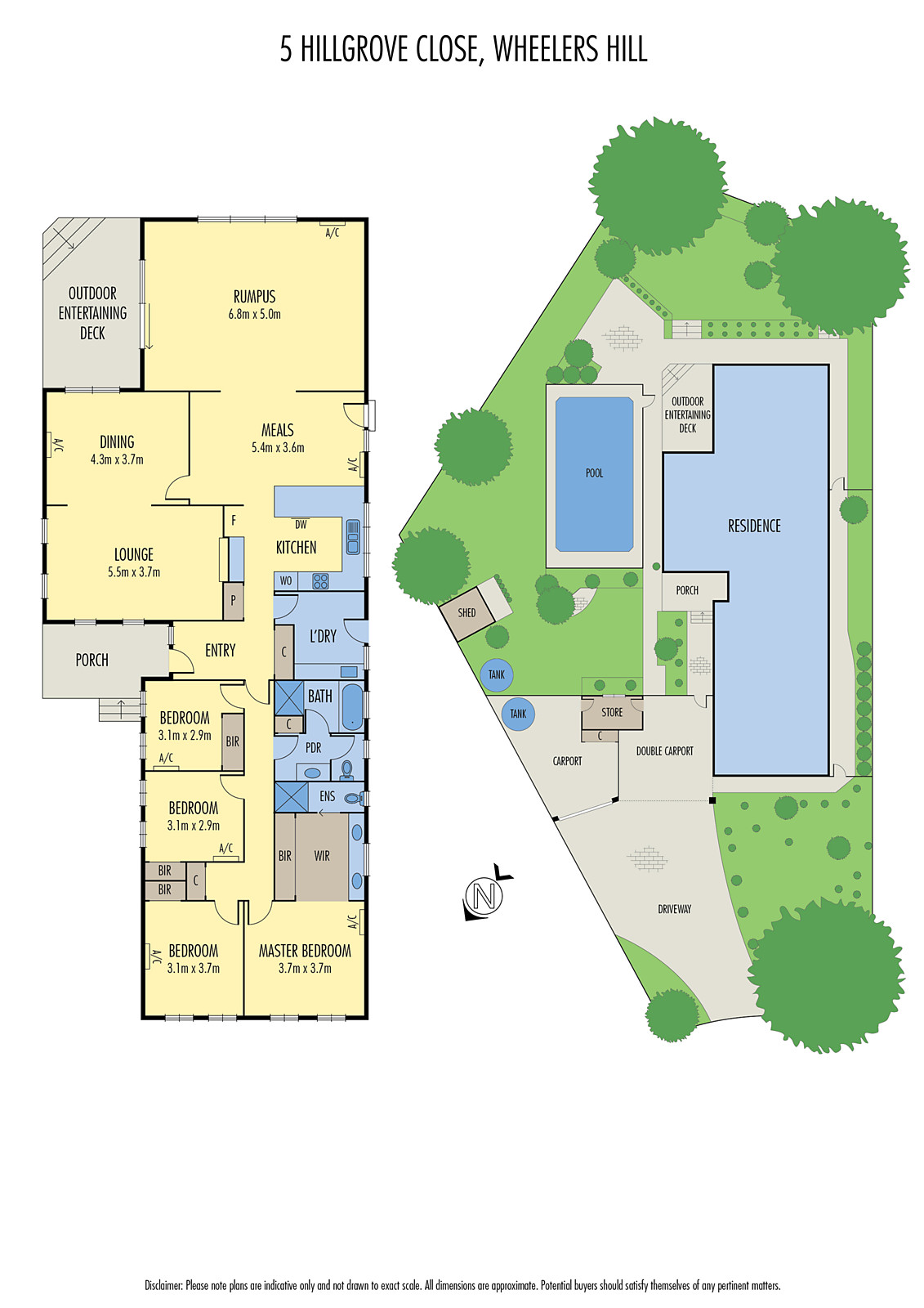 5 Hillgrove Close, Wheelers Hill VIC 3150 - Floorplan