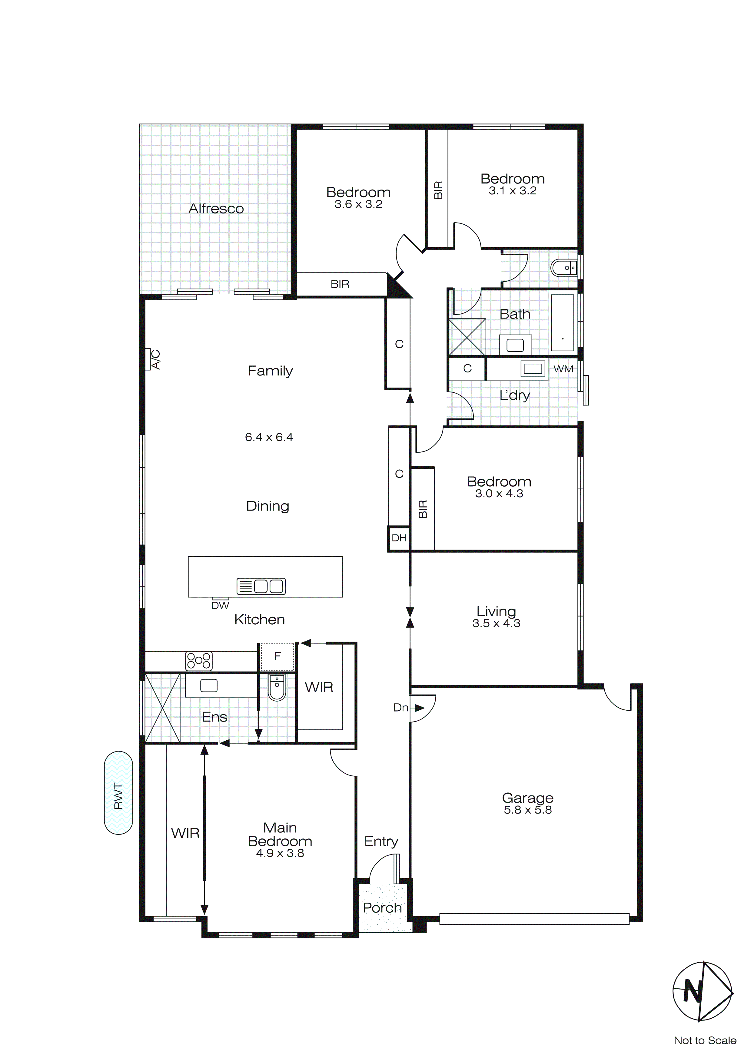 5 Hillman Grove, Lucas VIC 3350 - Floorplan