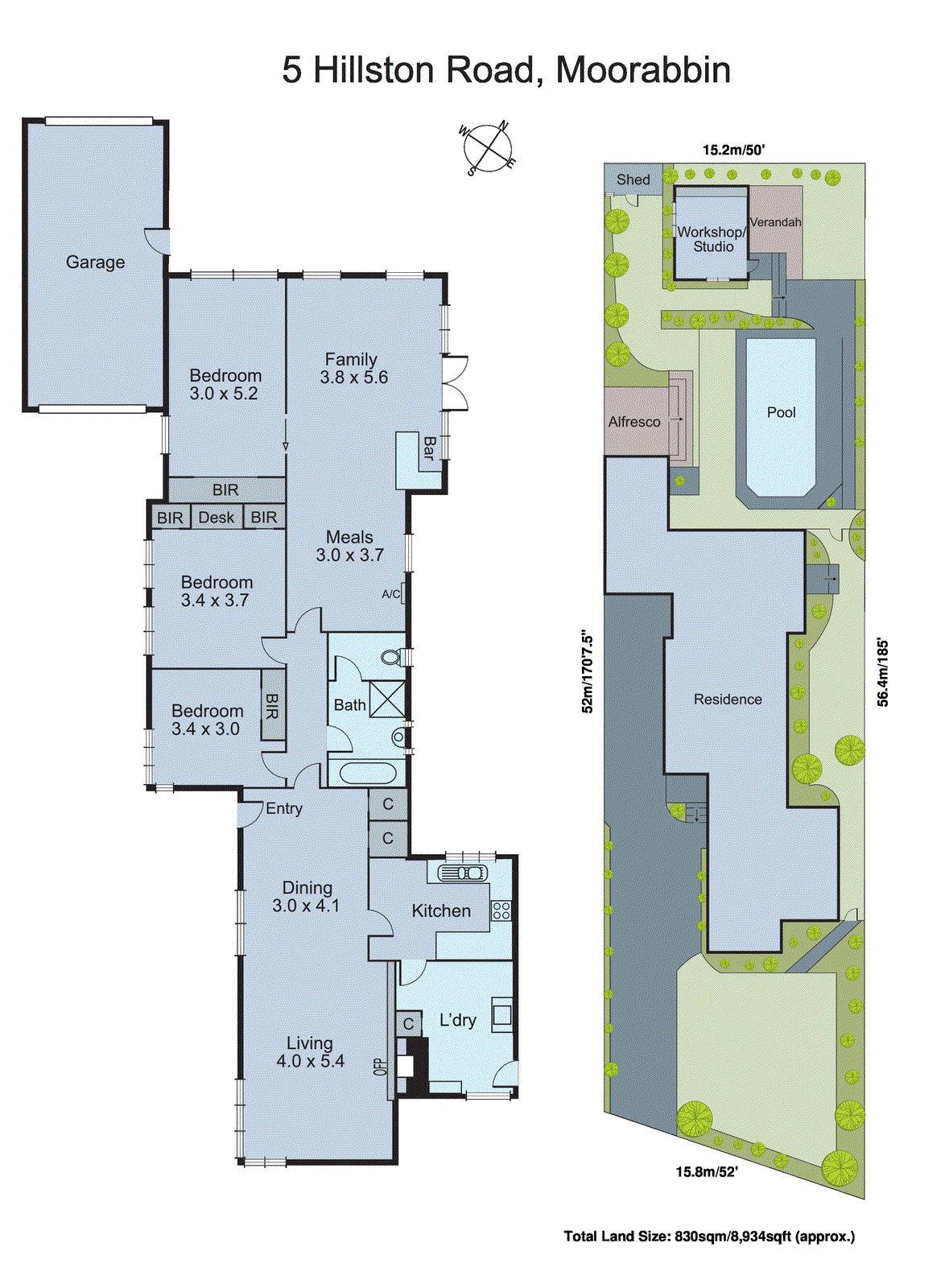5 Hillston Road, Moorabbin VIC 3189 - Floorplan