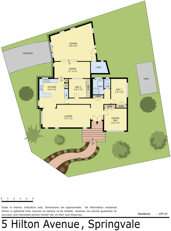5 Hilton Avenue, Springvale VIC 3171 - Floorplan