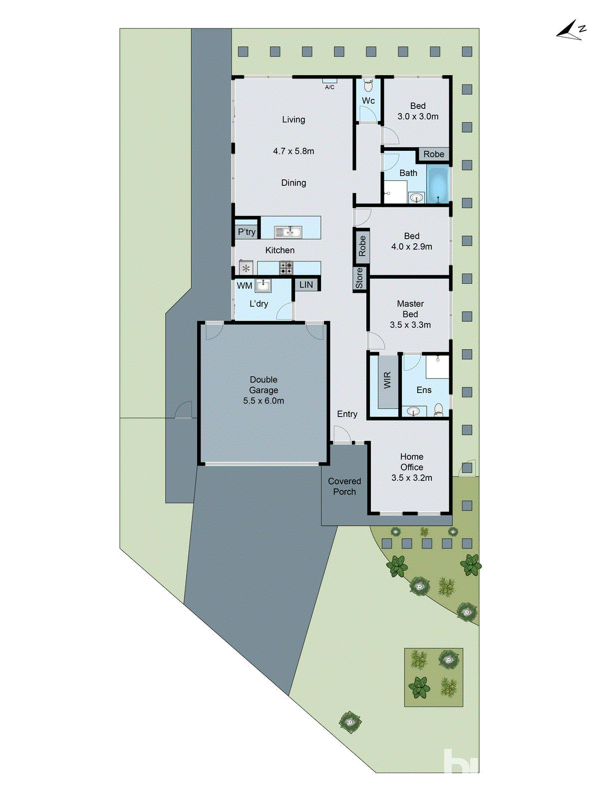 5 Honey Suckle Way, Armstrong Creek VIC 3217 - Floorplan