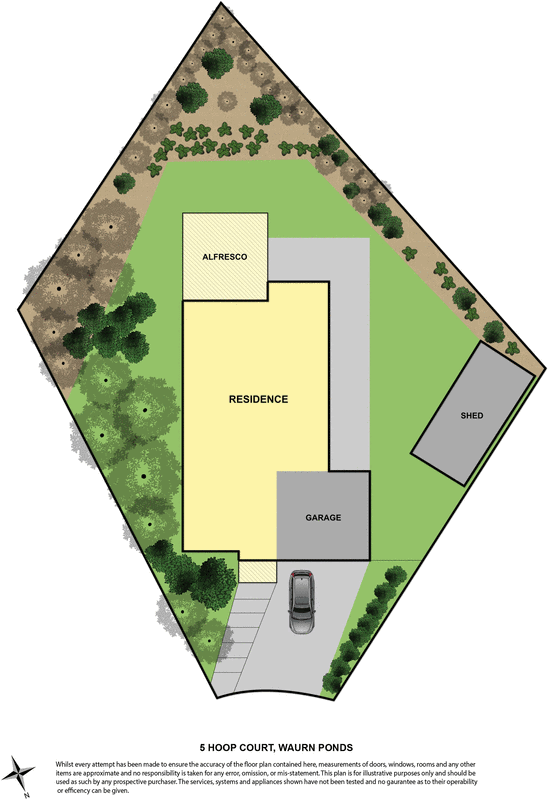 5 Hoop Court, Waurn Ponds VIC 3216 - Floorplan