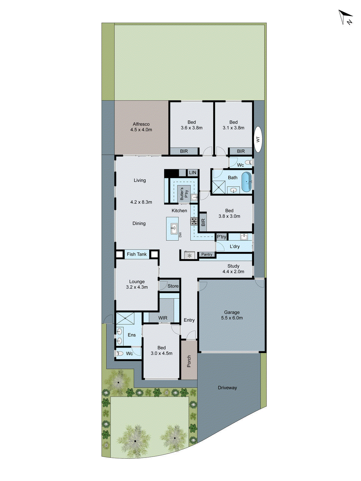 5 Jennings Court, Fyansford VIC 3218 - Floorplan