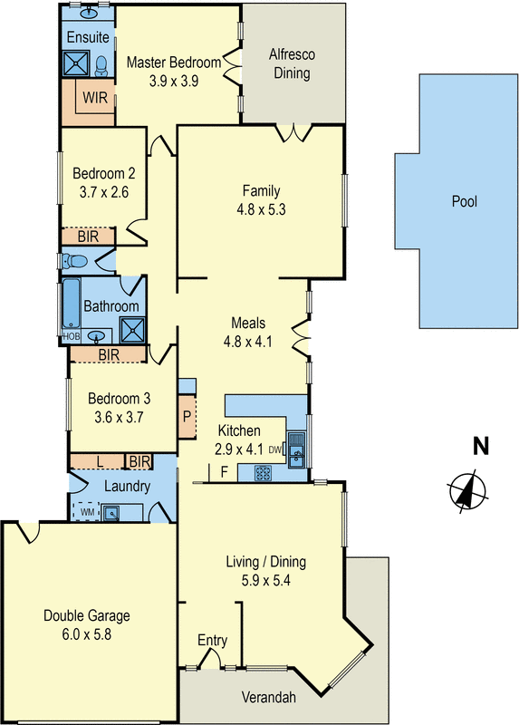 5 Jolimont Place, Dingley Village VIC 3172 - Floorplan