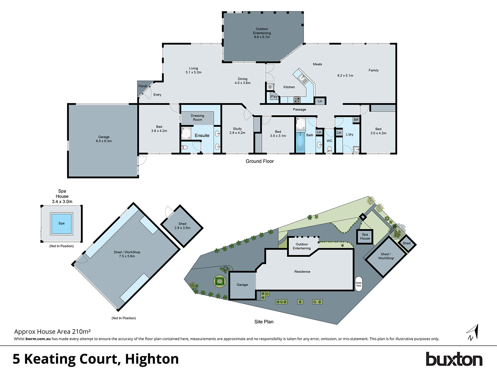 5 Keating Court, Highton VIC 3216 - Floorplan