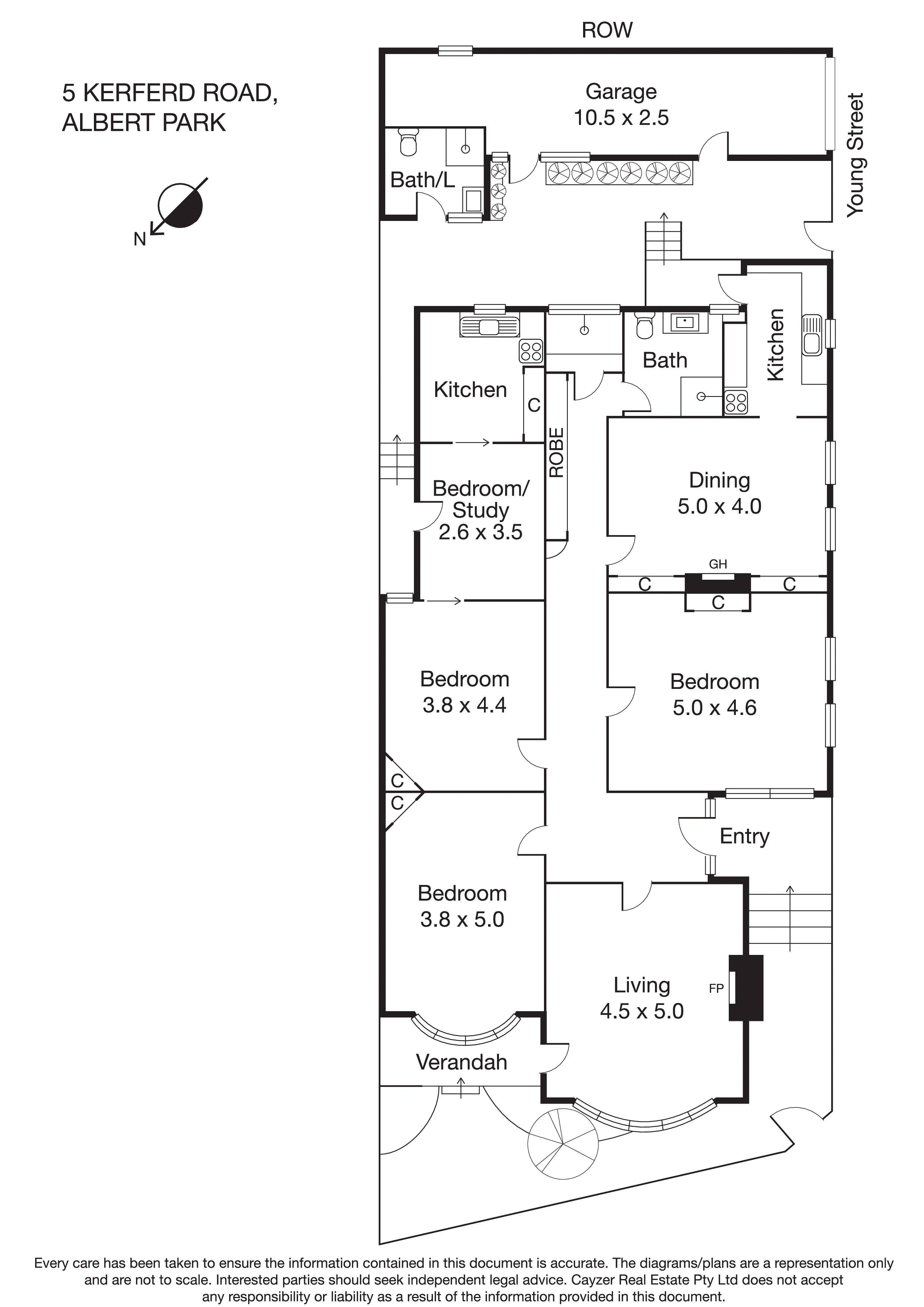 5 Kerferd Road, ALBERT PARK VIC 3206 - Floorplan