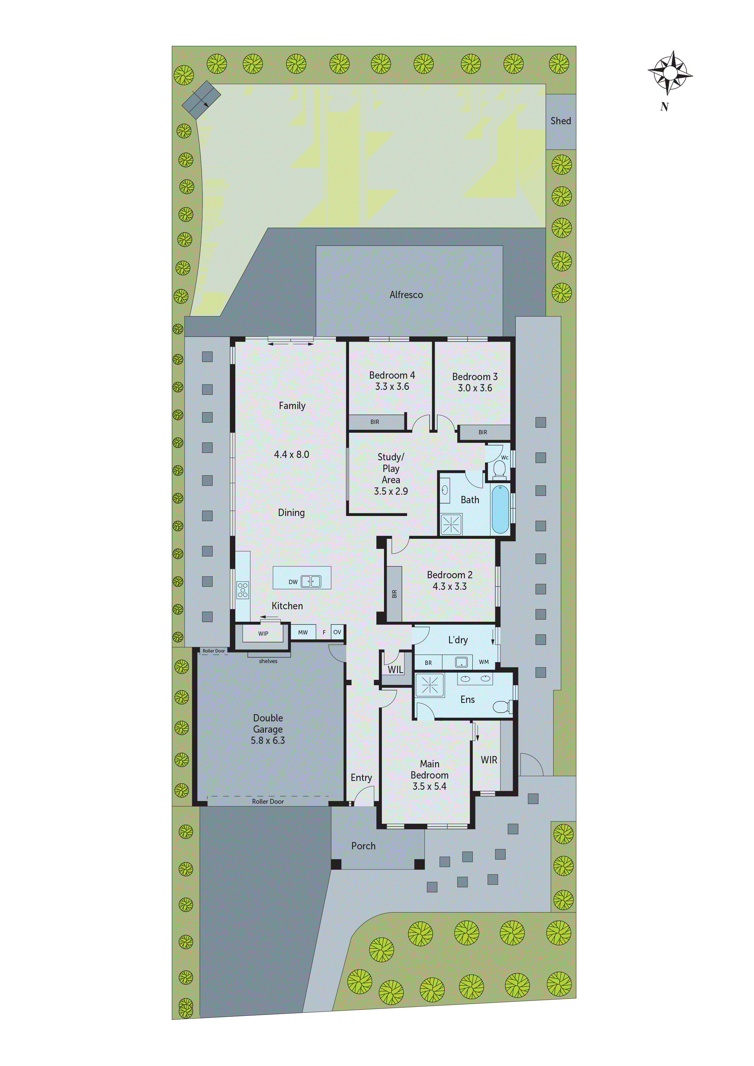 5 Lapin Grove, Wandana Heights VIC 3216 - Floorplan