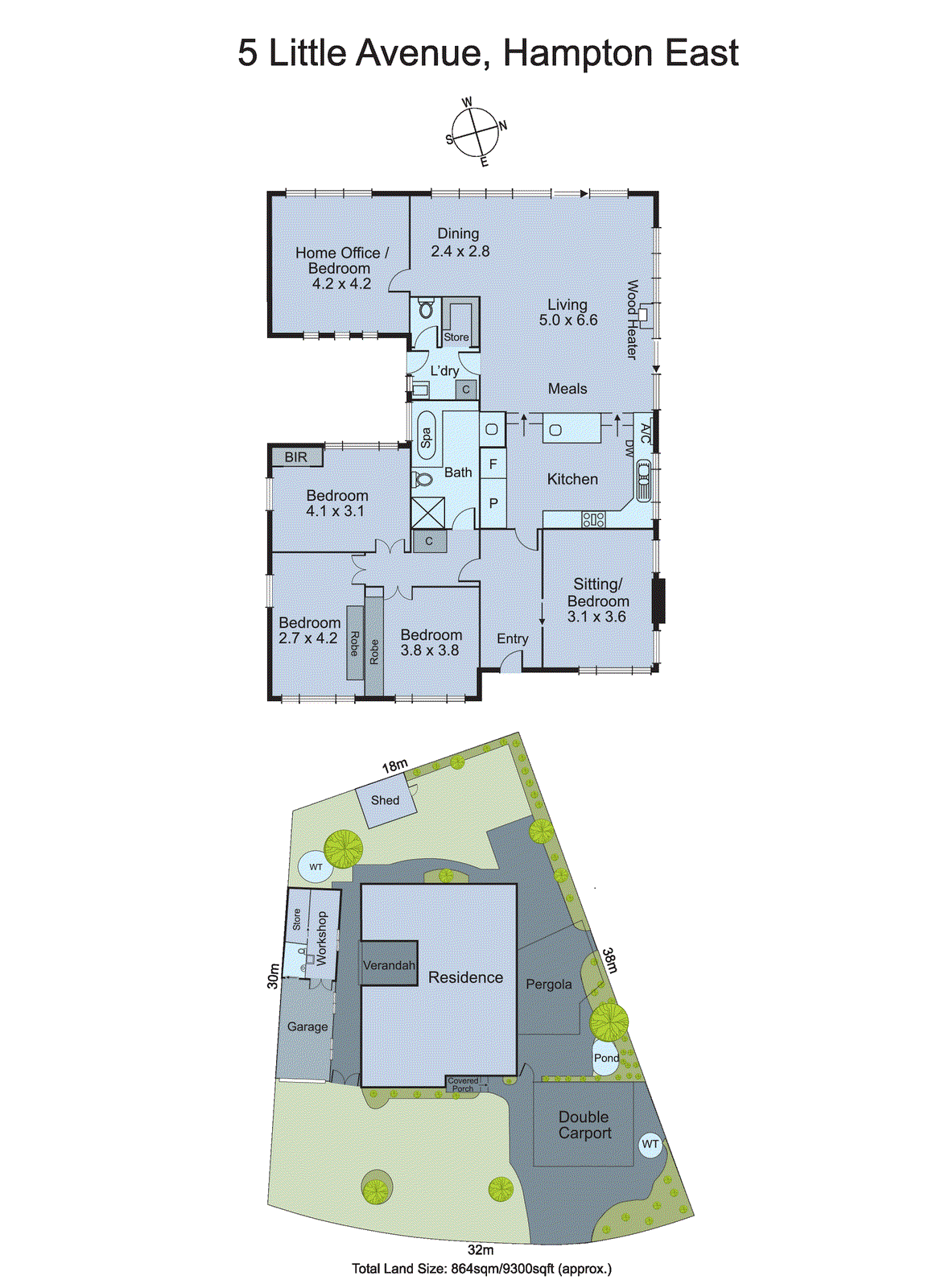 5 Little Avenue, Hampton East VIC 3188 - Floorplan