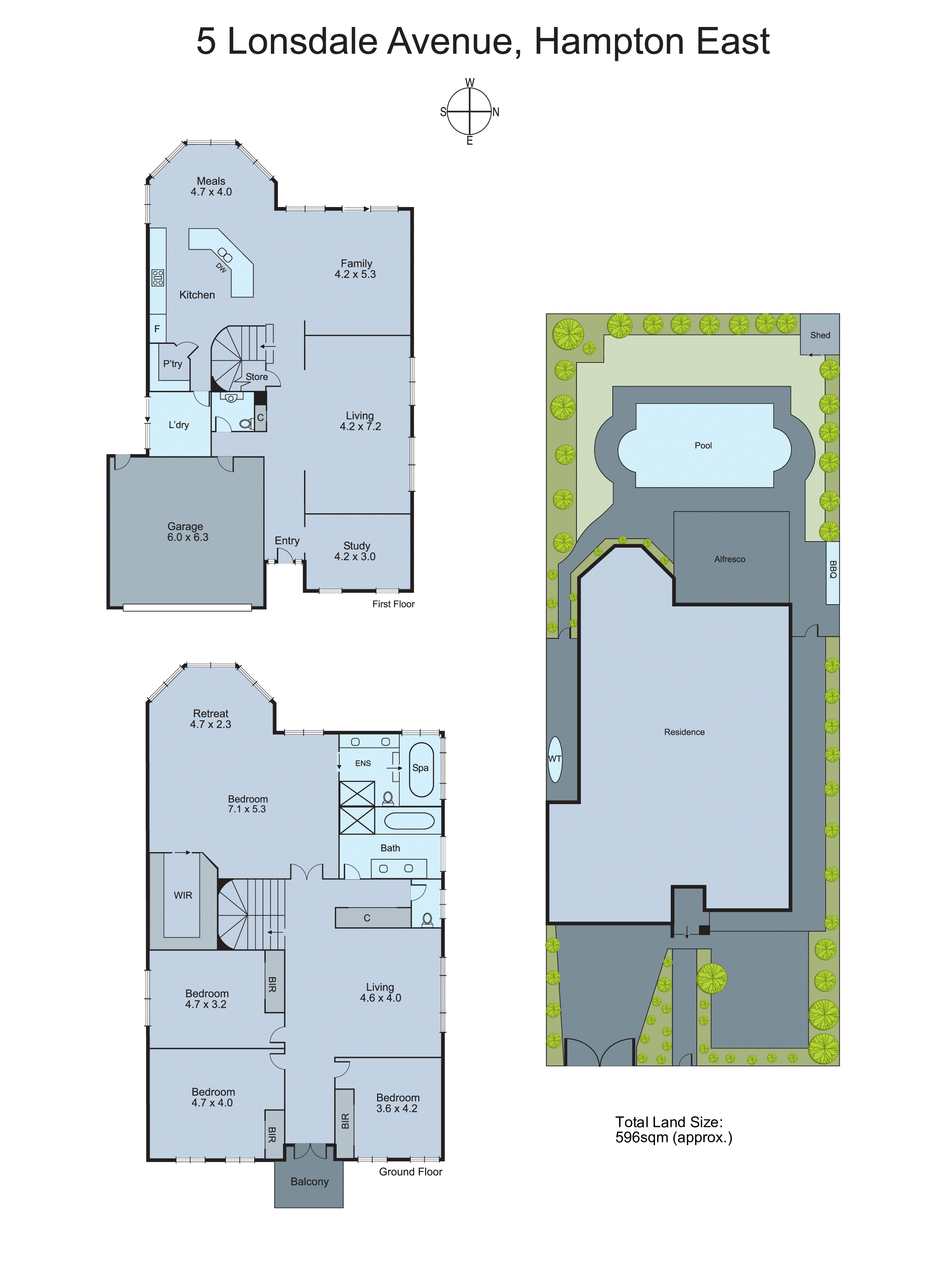 5 Lonsdale Avenue, Hampton East VIC 3188 - Floorplan