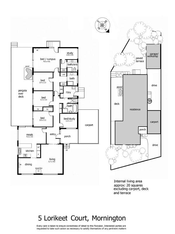 5 Lorikeet Court, MORNINGTON VIC 3931 - Floorplan