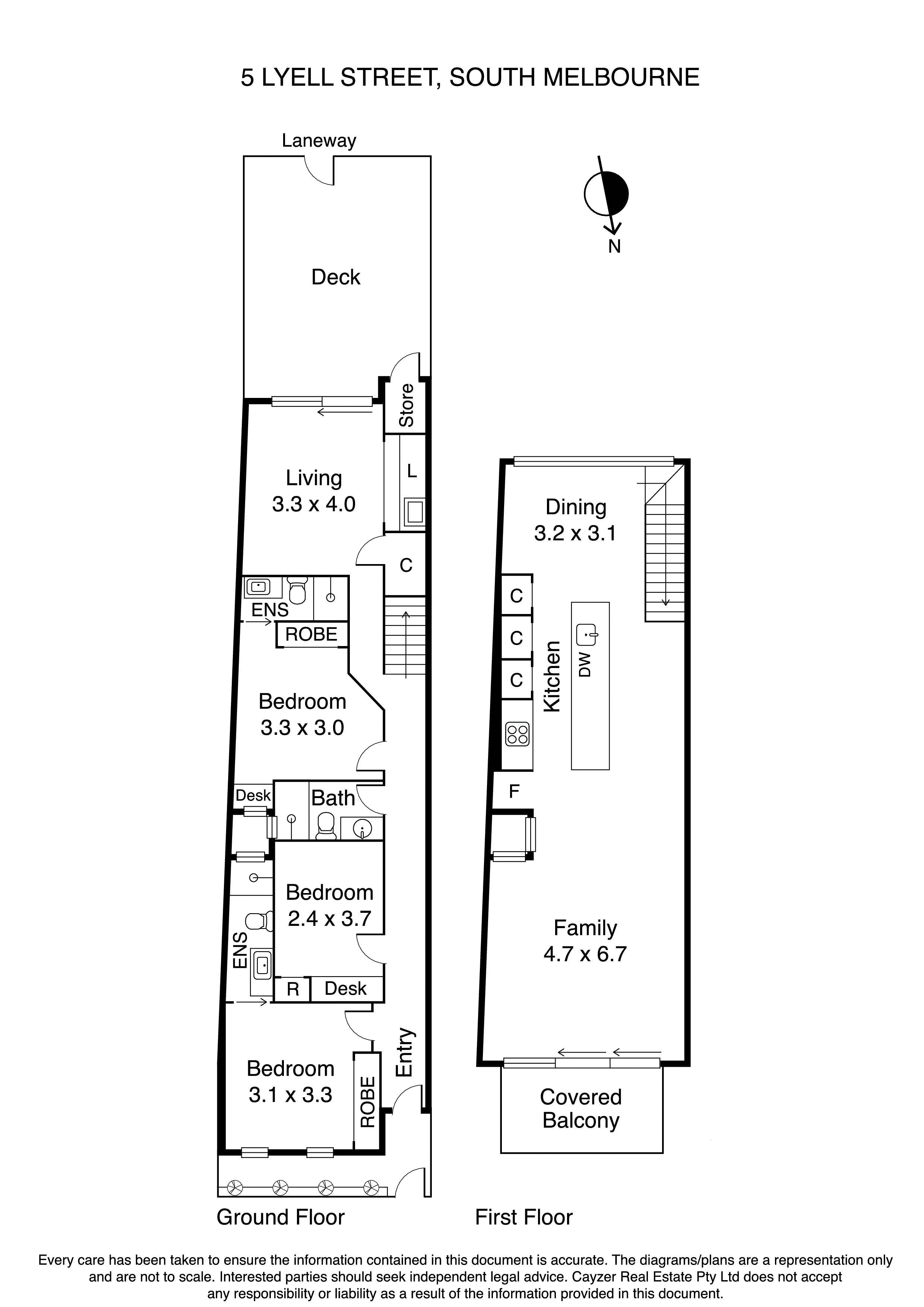 5 Lyell Street, SOUTH MELBOURNE VIC 3205 - Floorplan