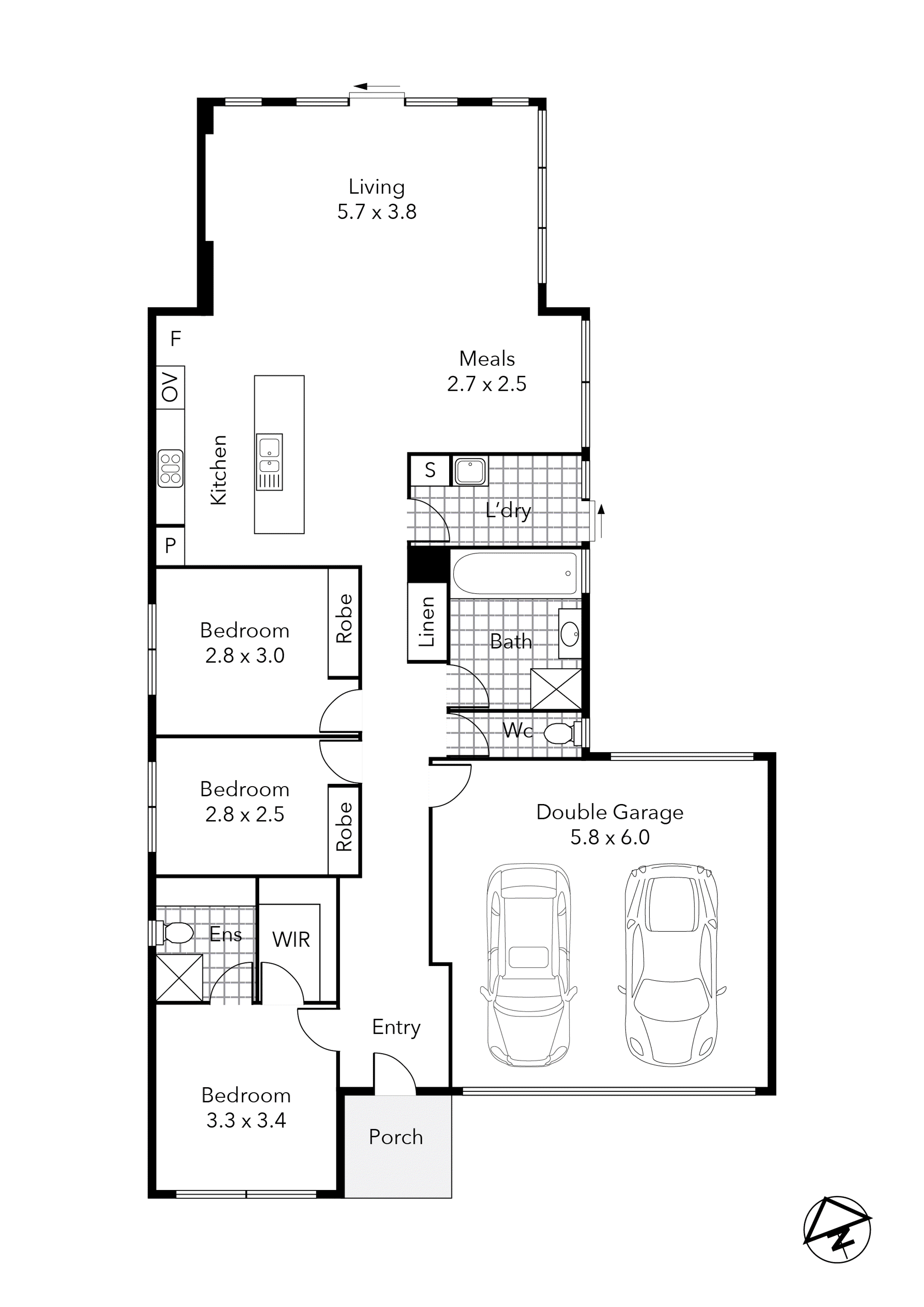 5 Macquarie Close, Delacombe VIC 3356 - Floorplan