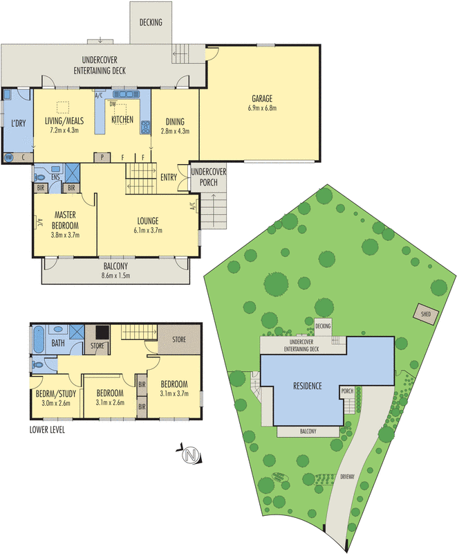 5 Maffra Court, Dandenong North VIC 3175 - Floorplan