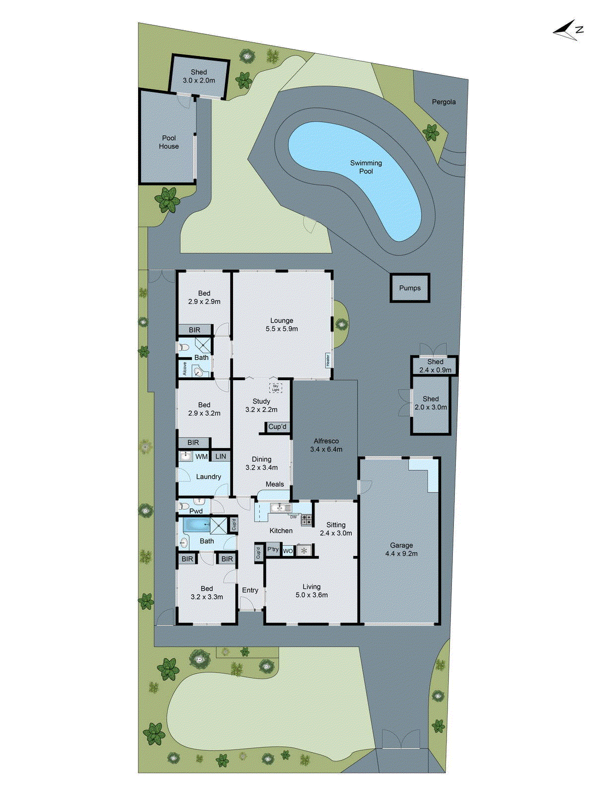 5 Maramba Avenue, Grovedale VIC 3216 - Floorplan