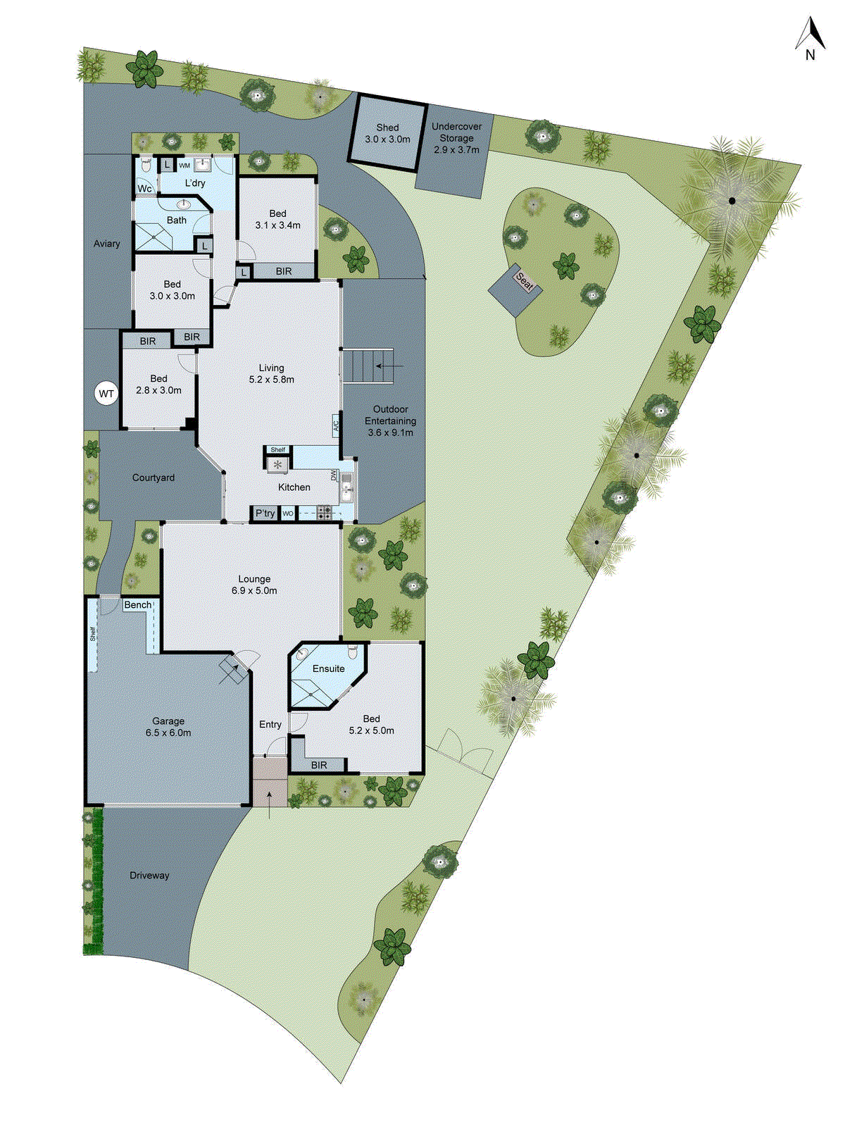 5 Marfell Court, Highton VIC 3216 - Floorplan