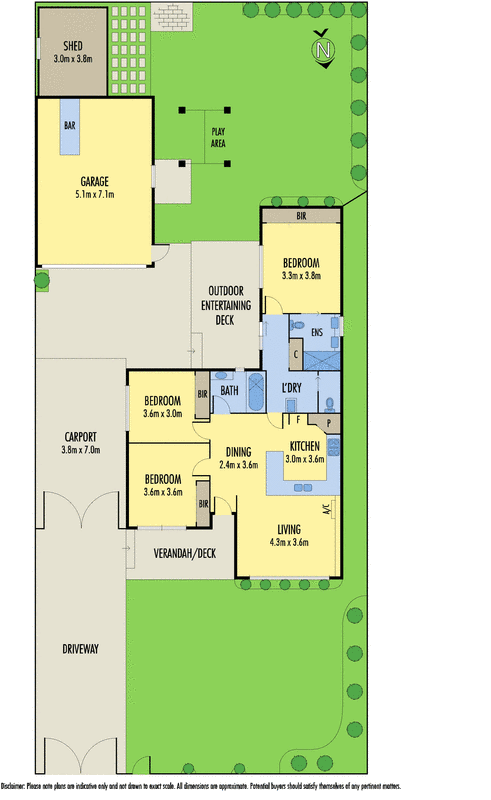 5 Marlborough Street, Herne Hill VIC 3218 - Floorplan