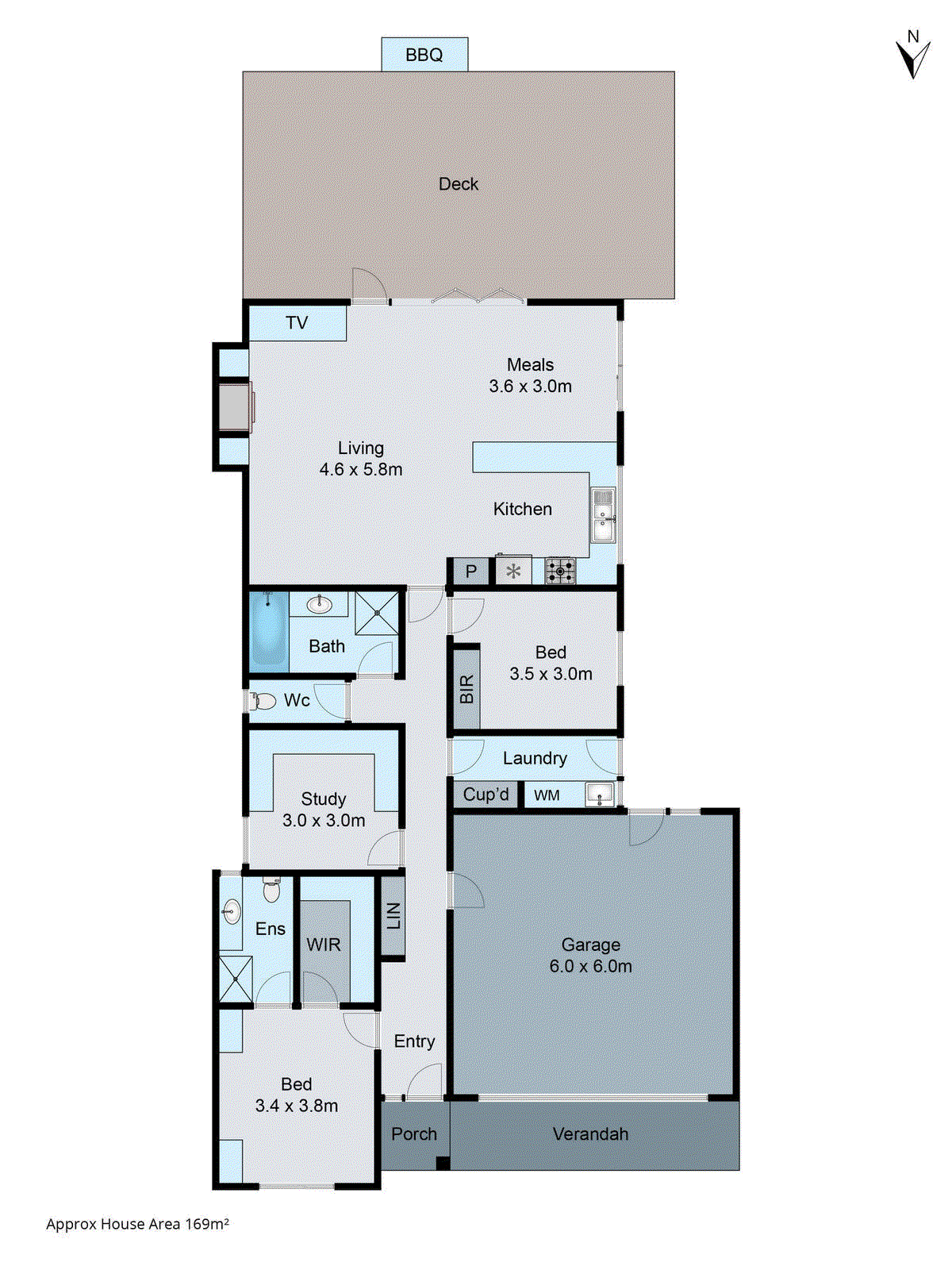 5 Mercia Close, Highton VIC 3216 - Floorplan
