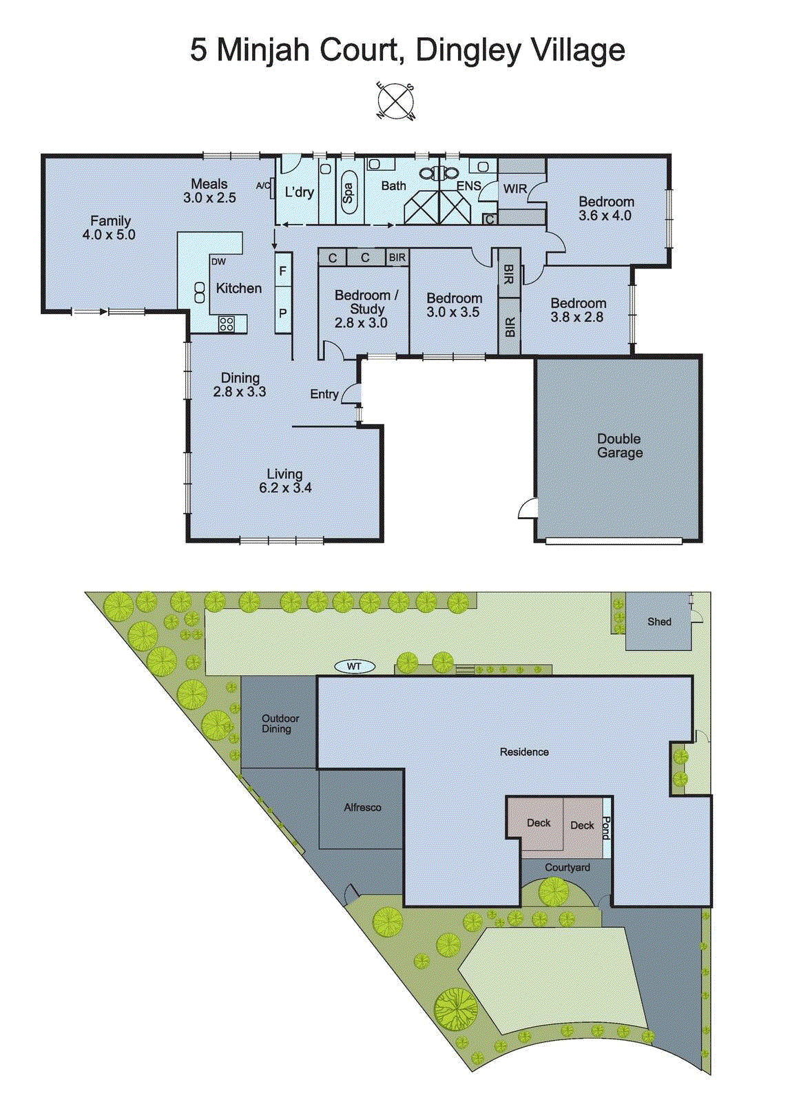 5 Minjah Court, Dingley Village VIC 3172 - Floorplan