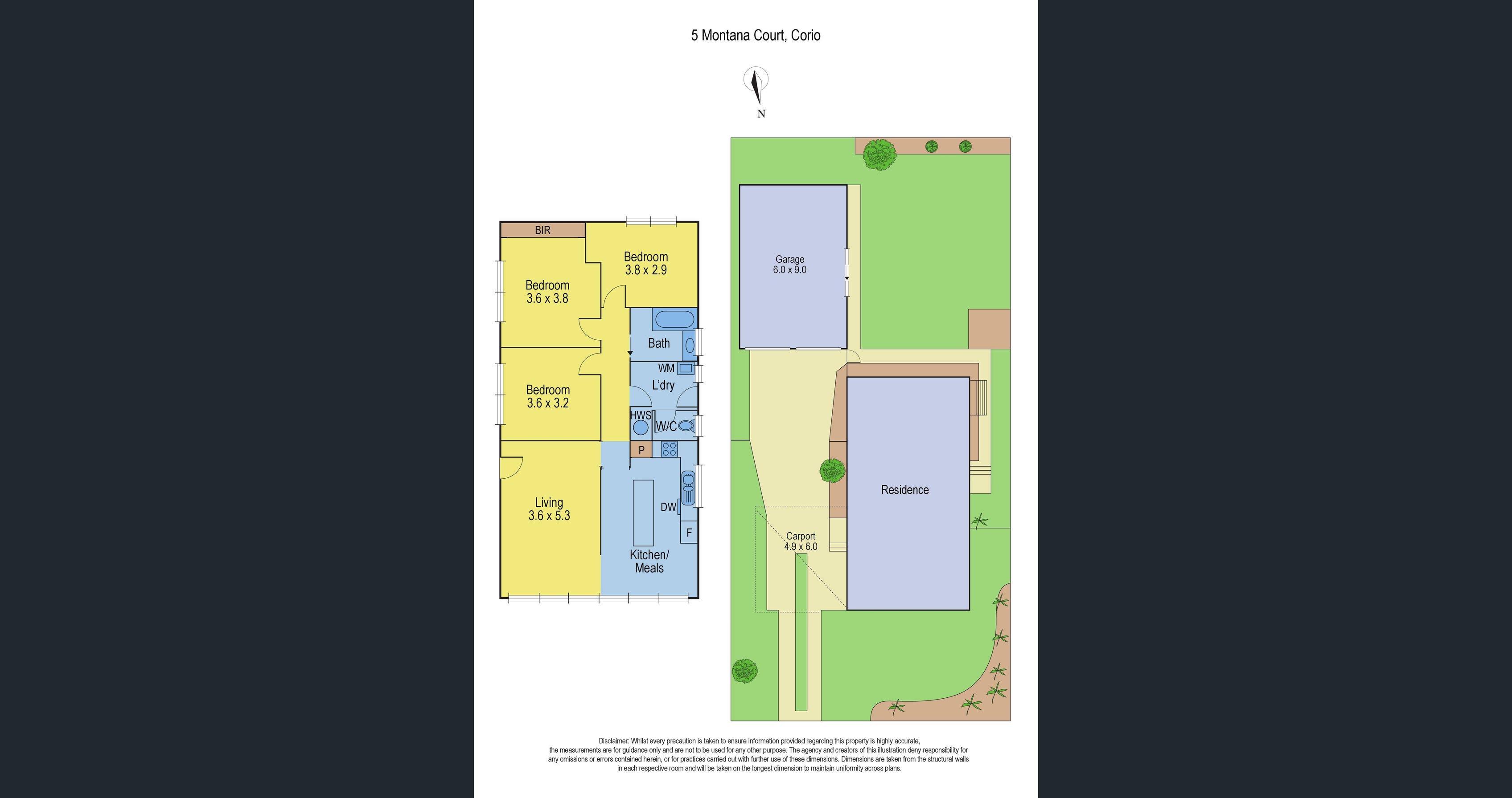 5 Montana Court, Corio VIC 3214 - Floorplan