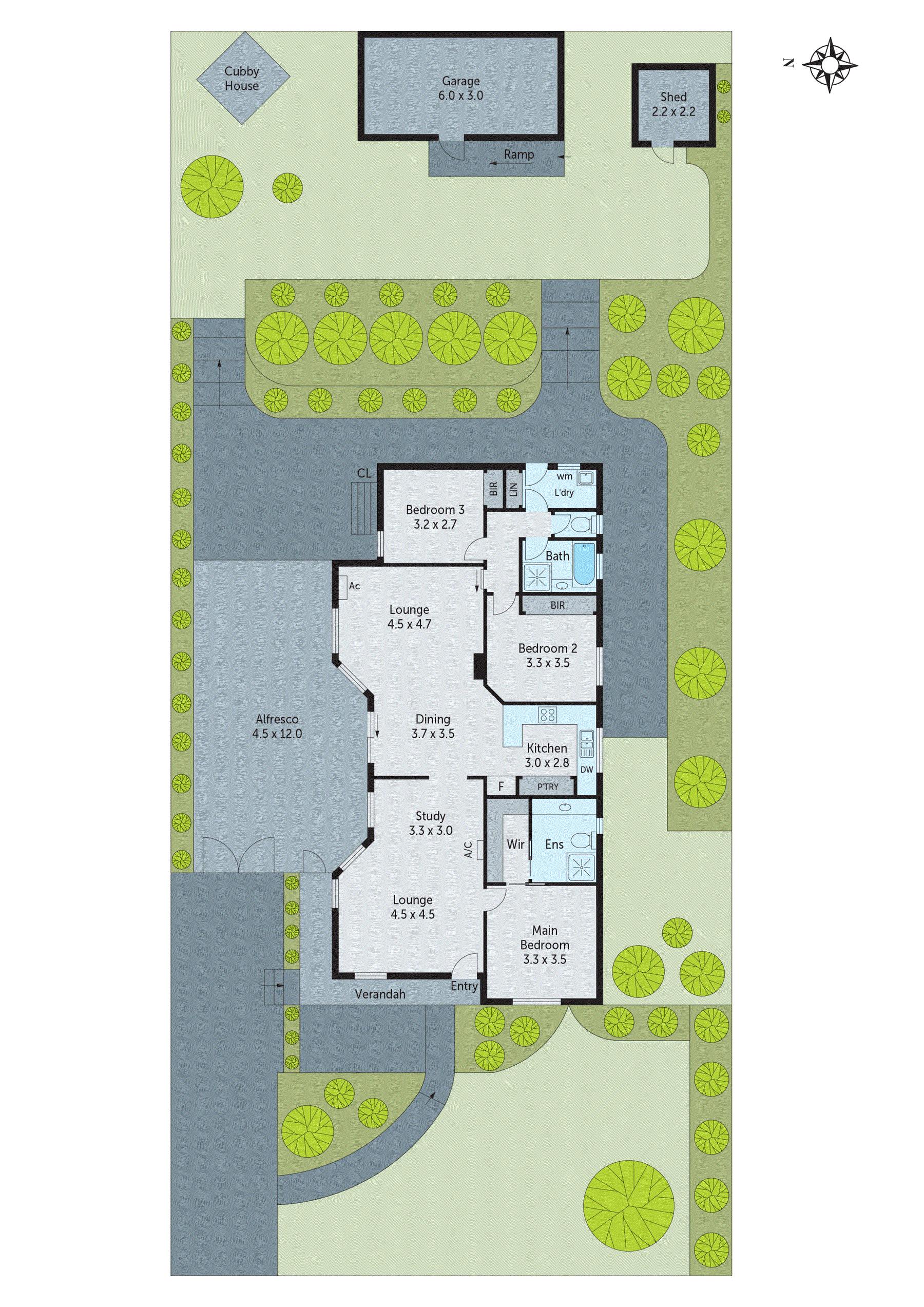 5 Narawi Avenue, Clifton Springs VIC 3222 - Floorplan