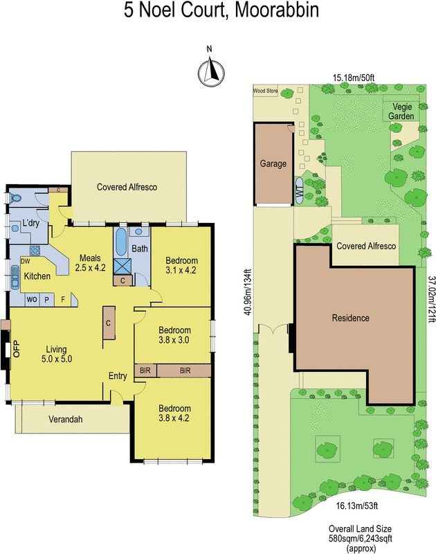 5 Noel Court, Moorabbin VIC 3189 - Floorplan