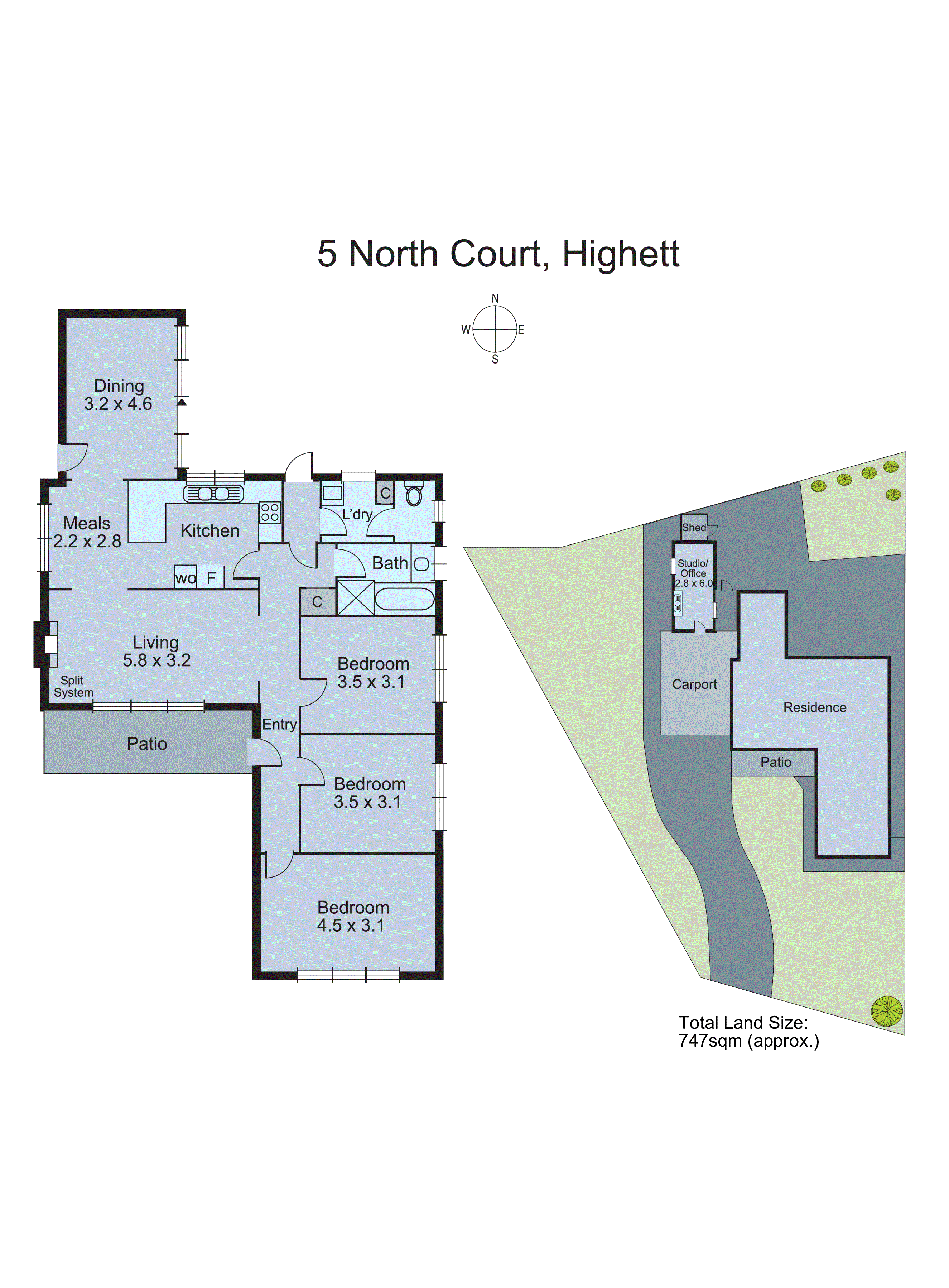 5 North Court, Highett VIC 3190 - Floorplan