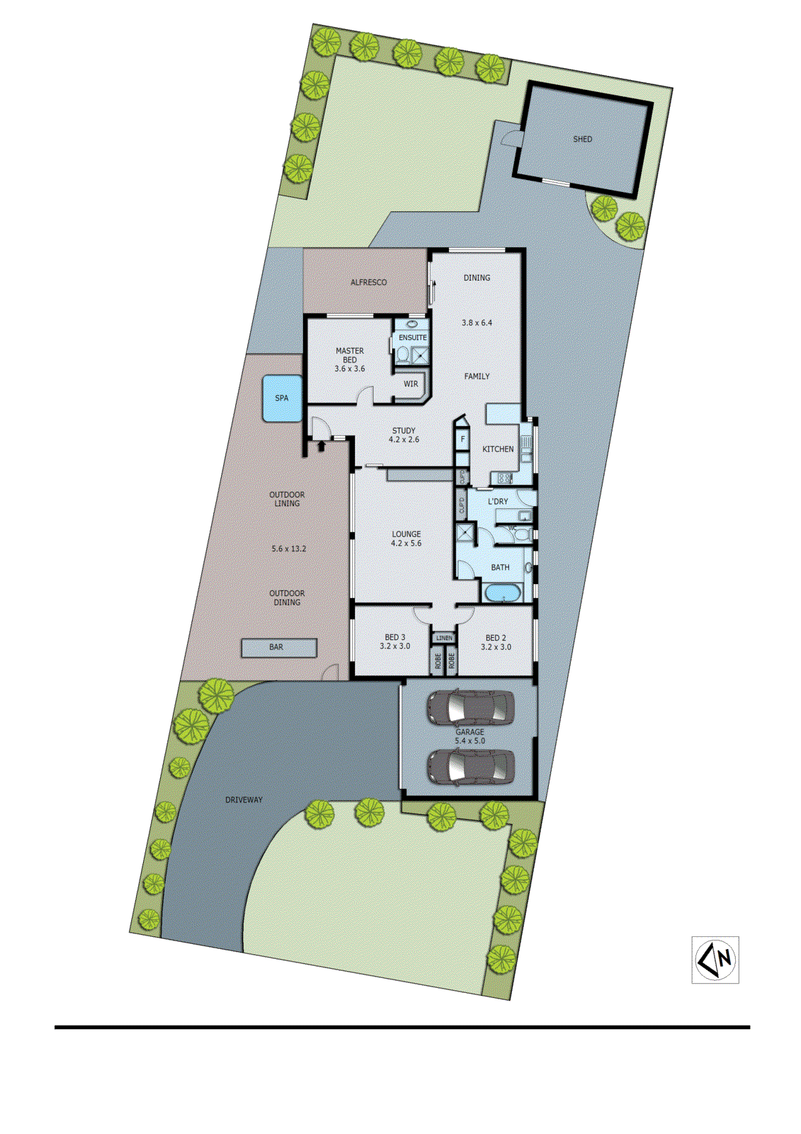 5 Oriflamme Court, Aspendale Gardens VIC 3195 - Floorplan