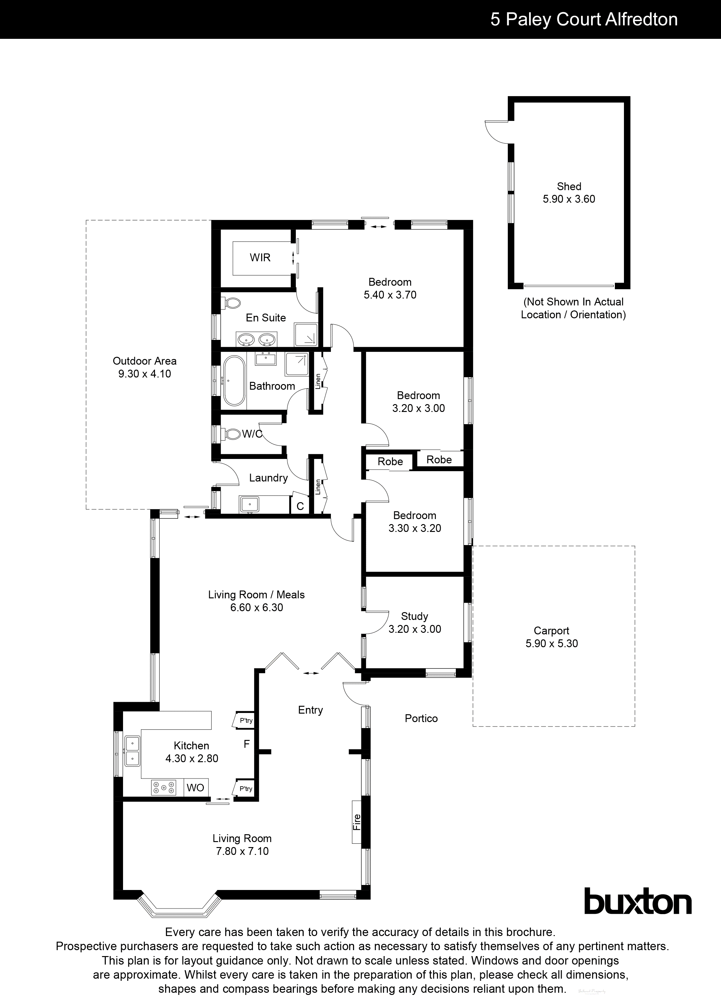 5 Paley Court, Alfredton VIC 3350 - Floorplan