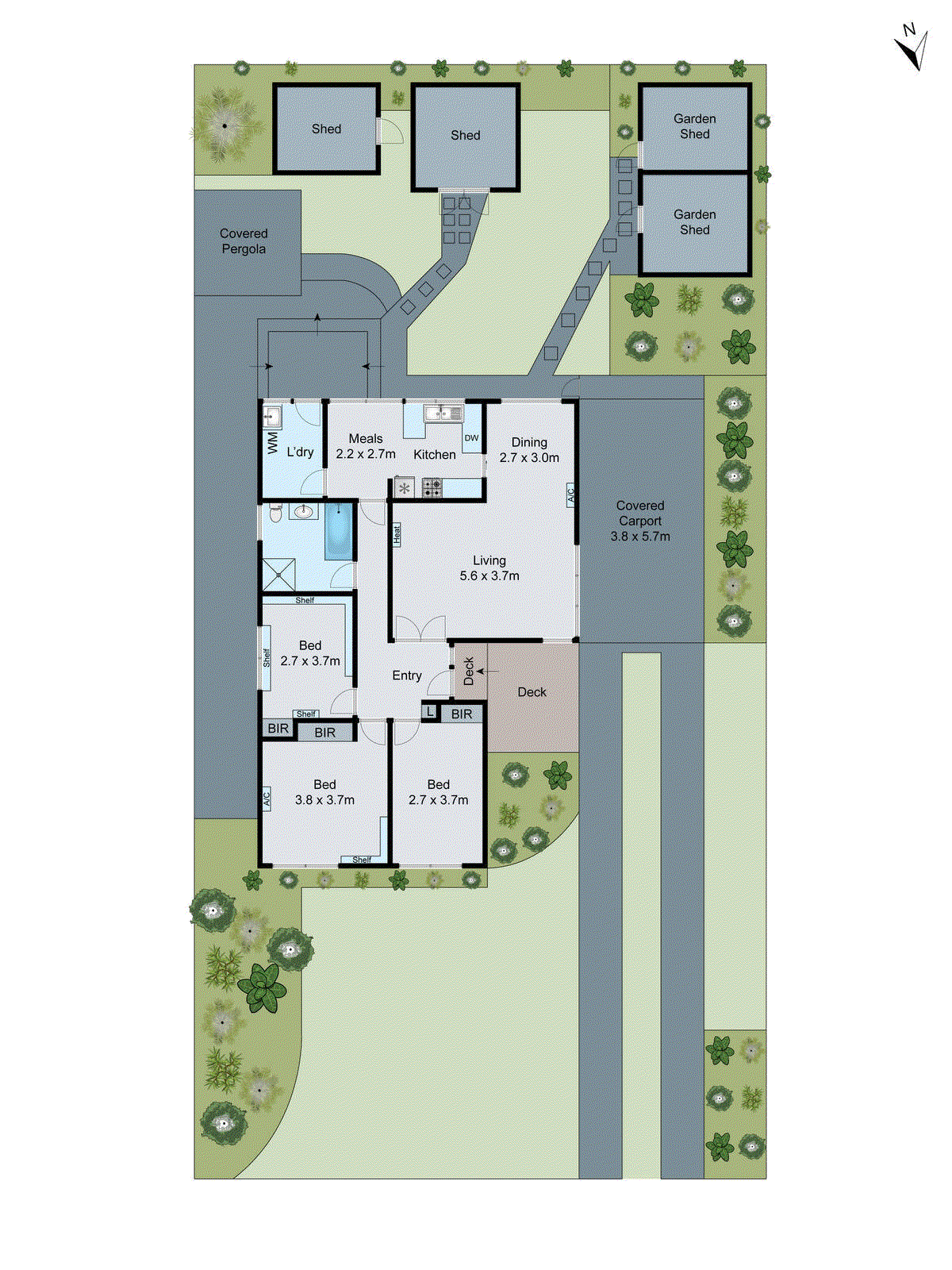 5 Patonga Crescent, Grovedale VIC 3216 - Floorplan