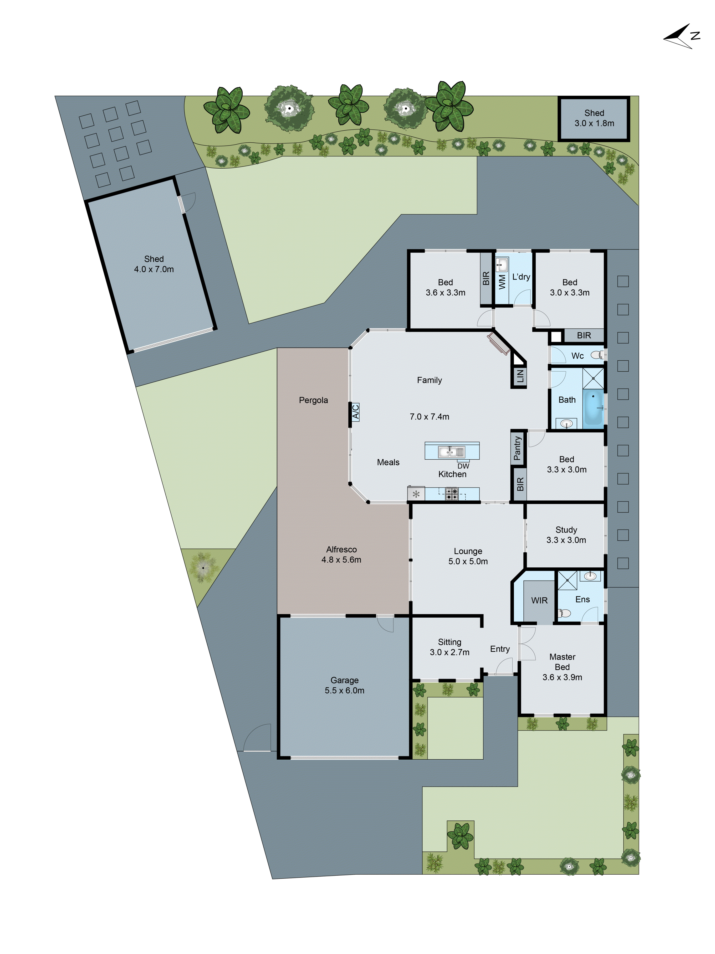 5 Peppertree Rise, Waurn Ponds VIC 3216 - Floorplan