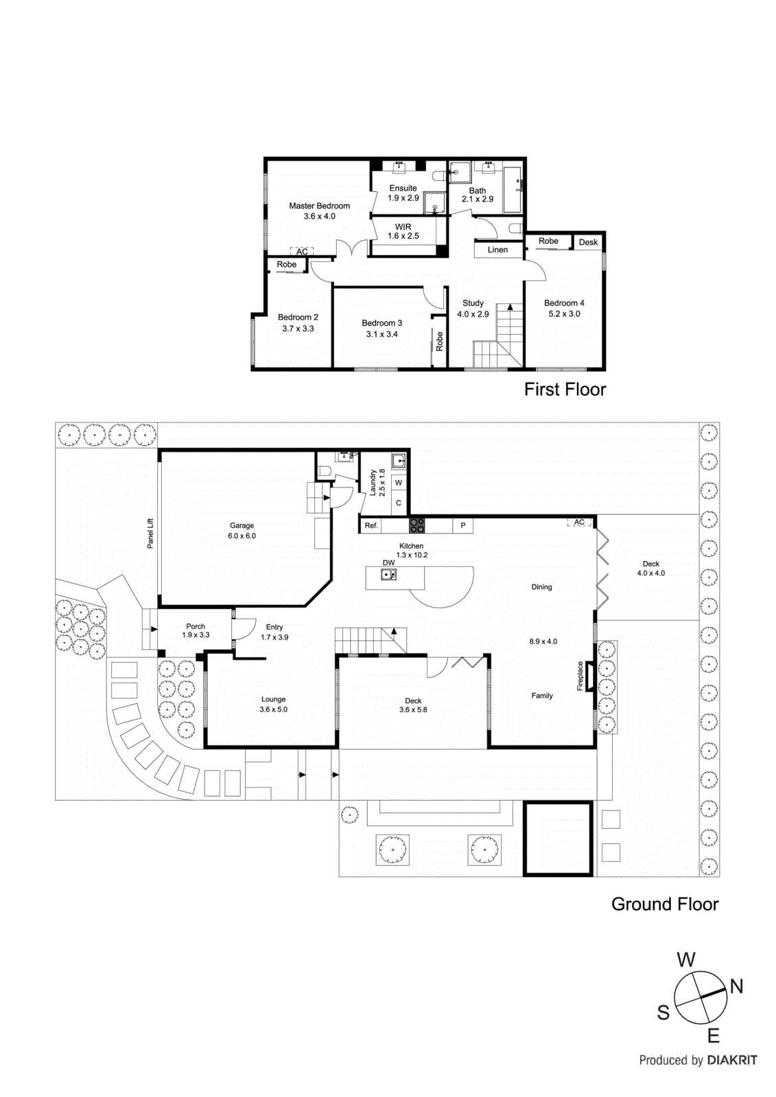 5 Pescott Close, Burwood VIC 3125 - Floorplan