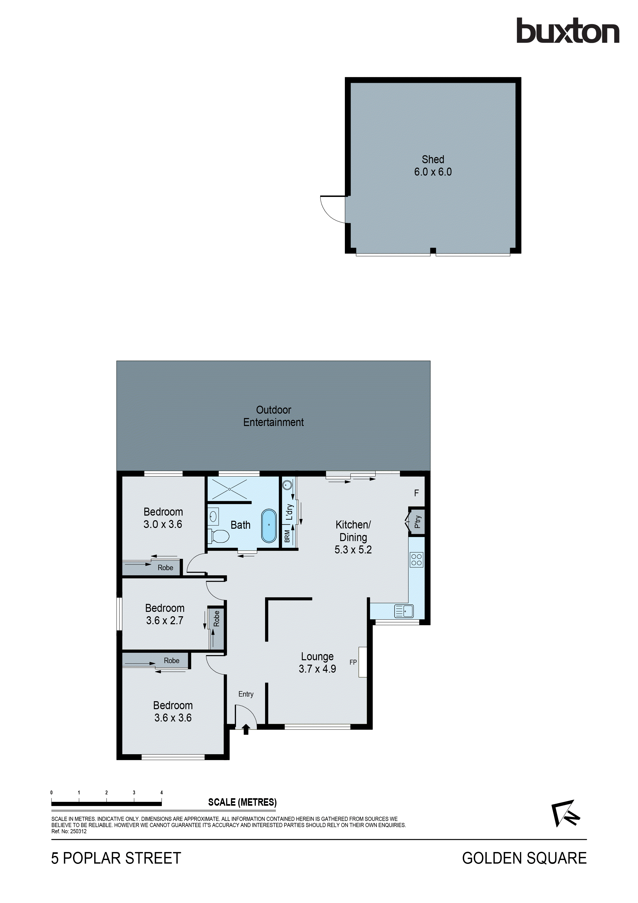 5 Poplar Street, Golden Square VIC 3555 - Floorplan
