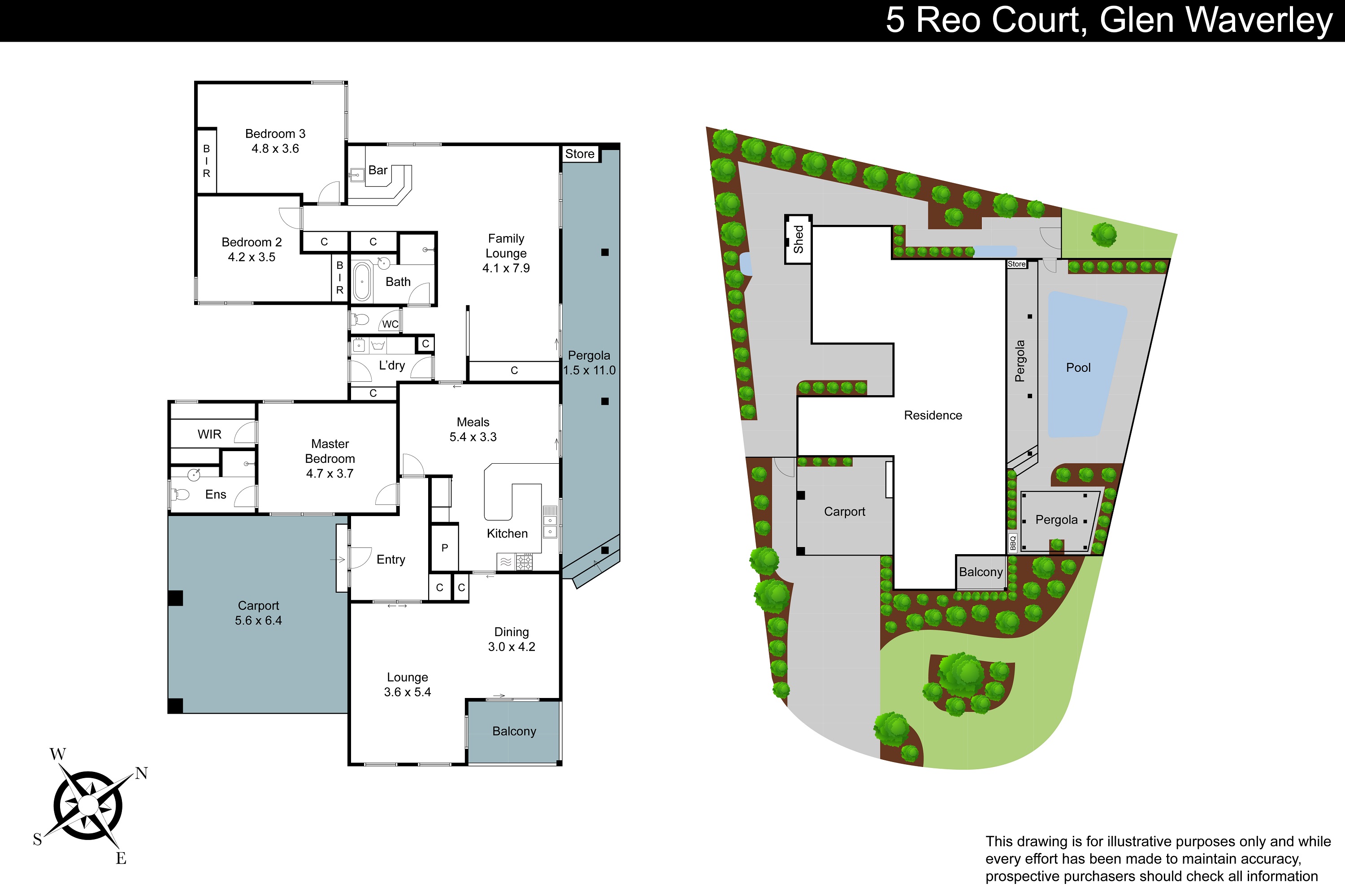 5 Reo Court, GLEN WAVERLEY VIC 3150 - Floorplan